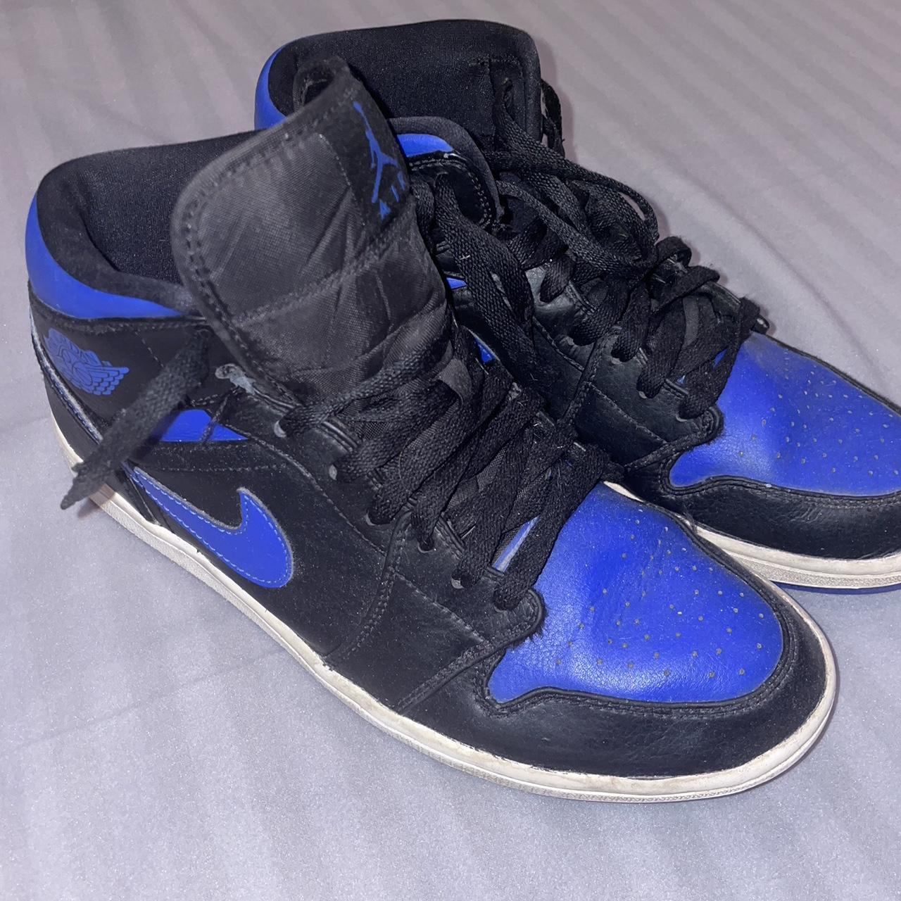 royal blue jordan mids