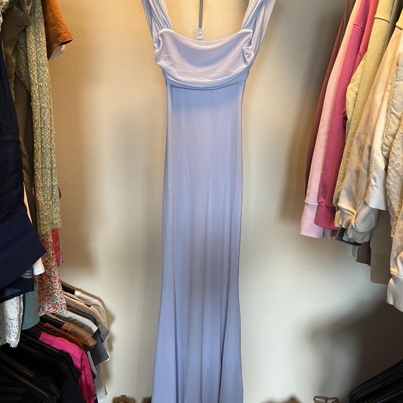 Beverley Baby Blue Mesh Maxi Dress – Beginning Boutique US