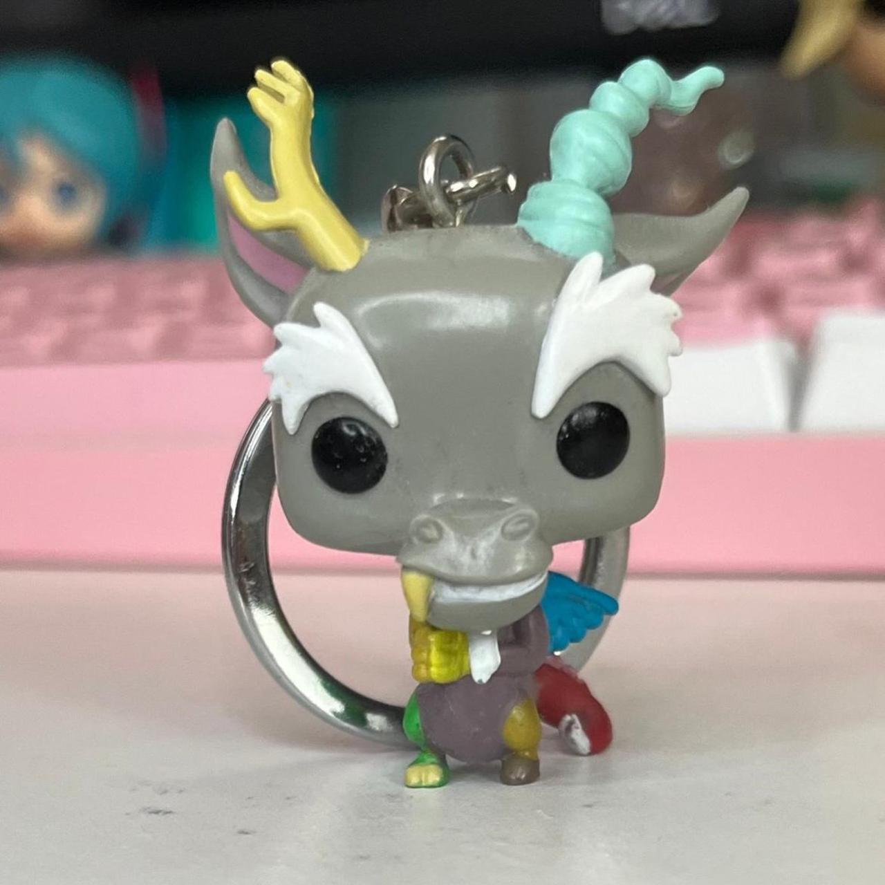 my little pony discord funko pop keychain excellent... - Depop