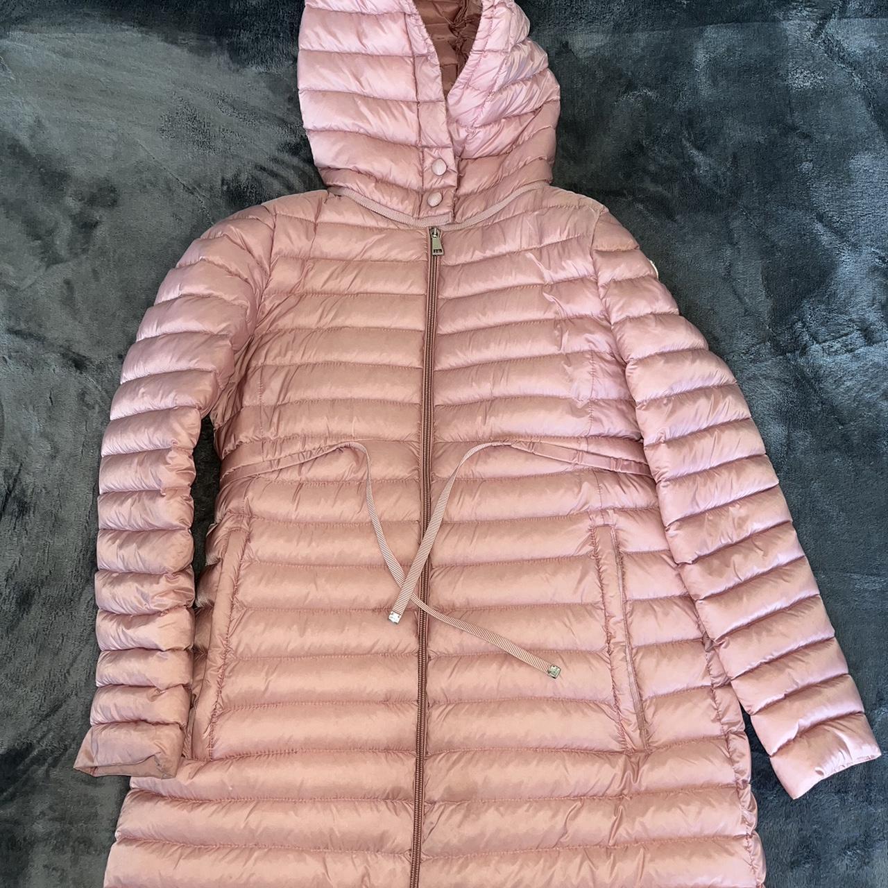 Pink Moncler barbel jacket Fits size 10. Comes