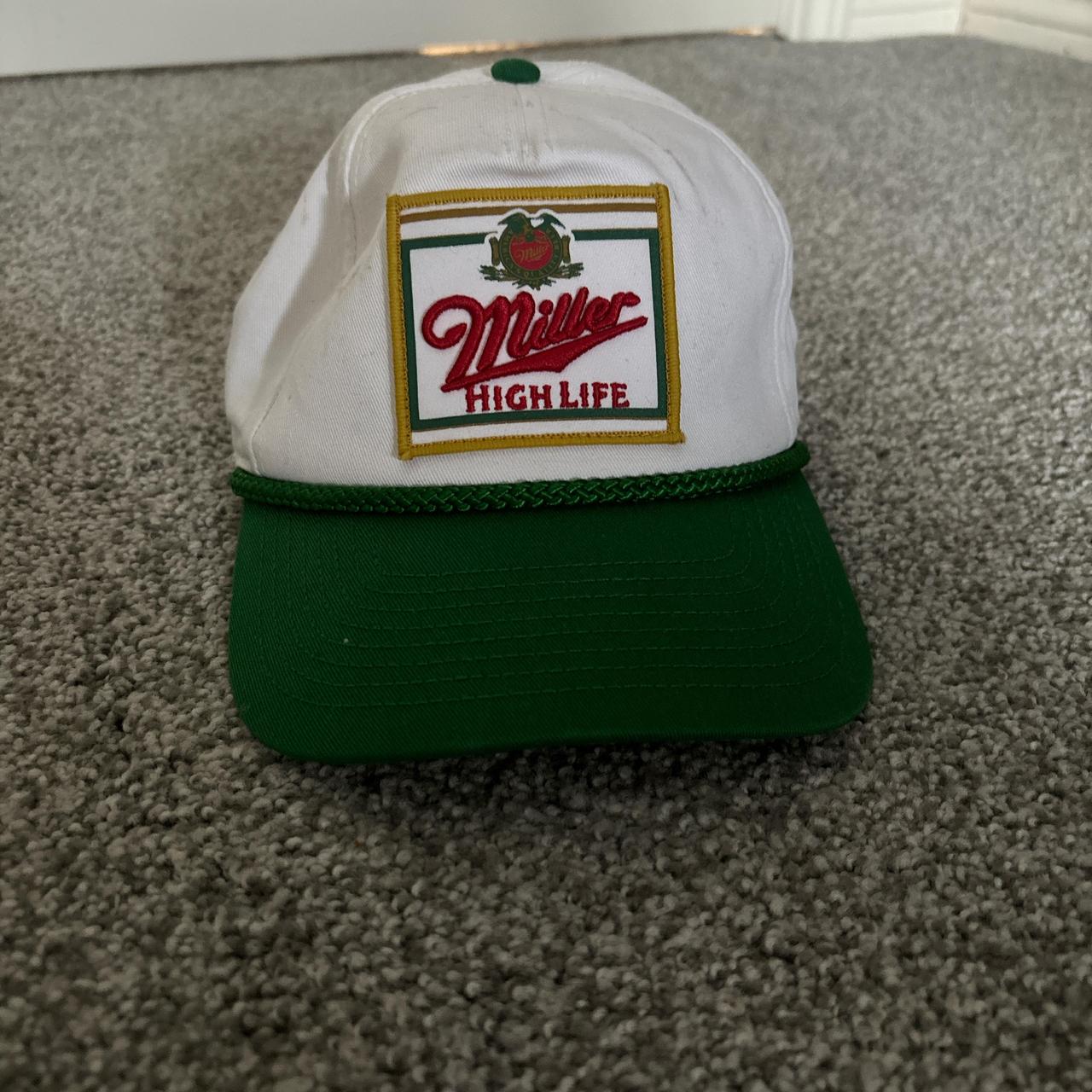 Green, Miller Lite, Hat - Depop