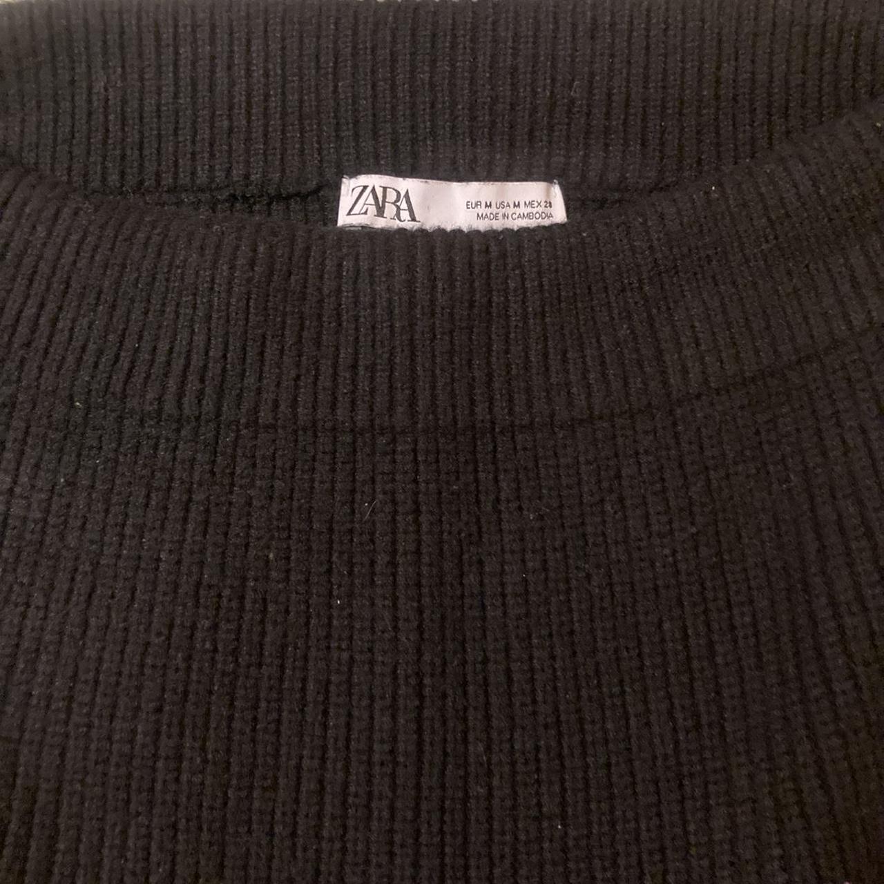 Zara Women's Black Skirt | Depop