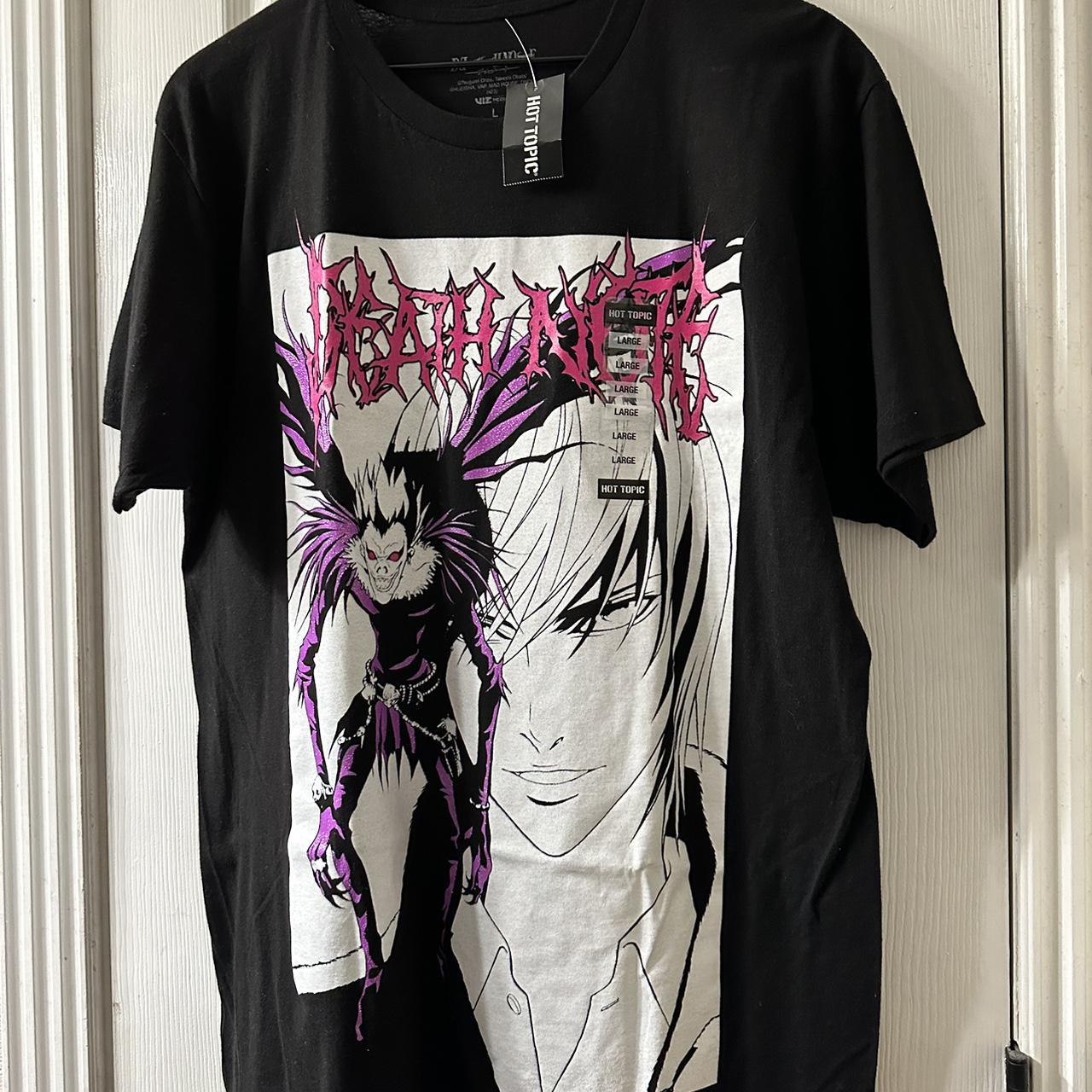 Death Note Shirt Ryuk & Light Yagami from Death... - Depop