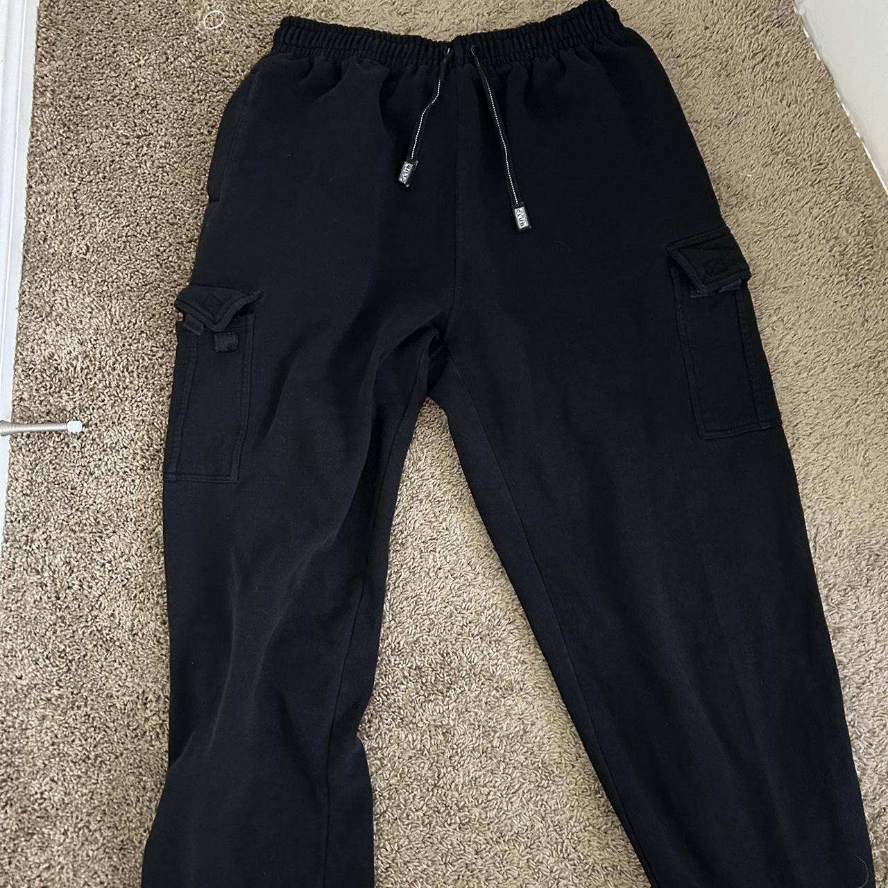 XXXL baggy heavyweight black pro club pants ... - Depop