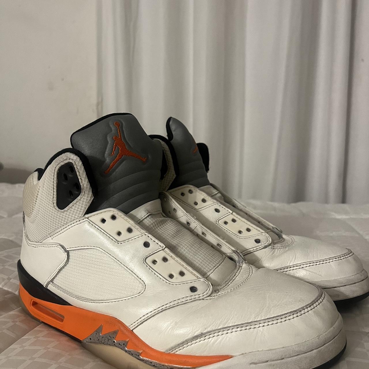 Jordan 5 Shattered backboard No laces Js needa