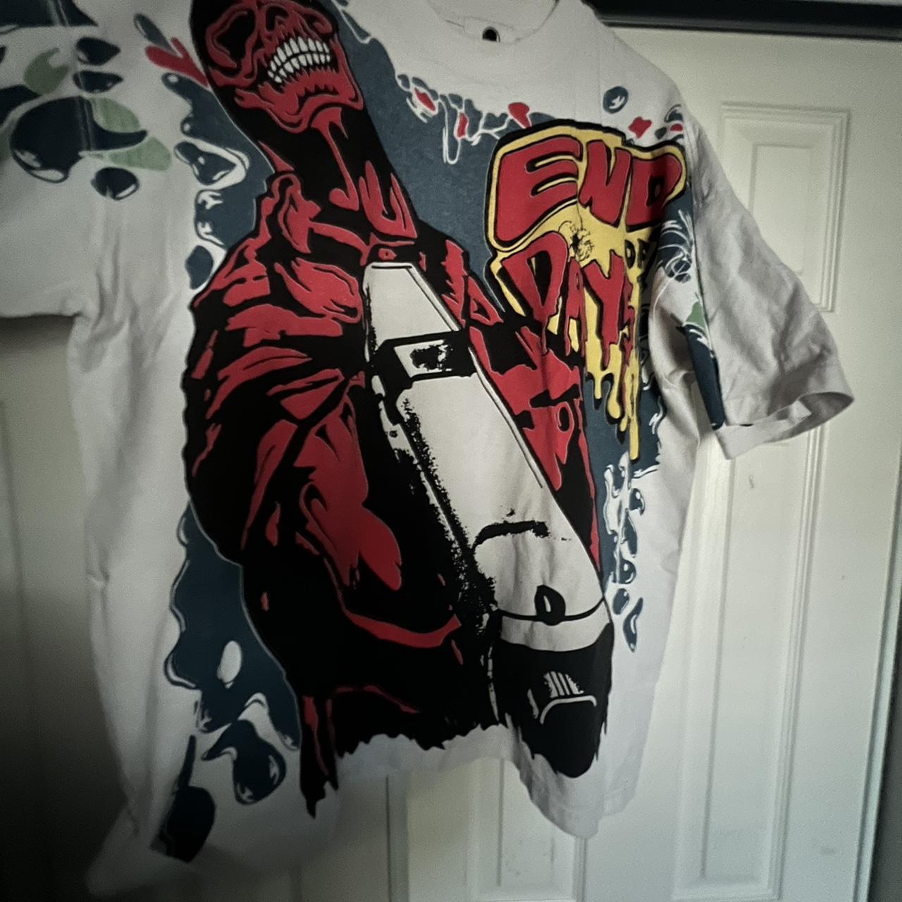 solol LOST コラボ RARE Warren Lotas End of Days big gun aop shirt | Depop