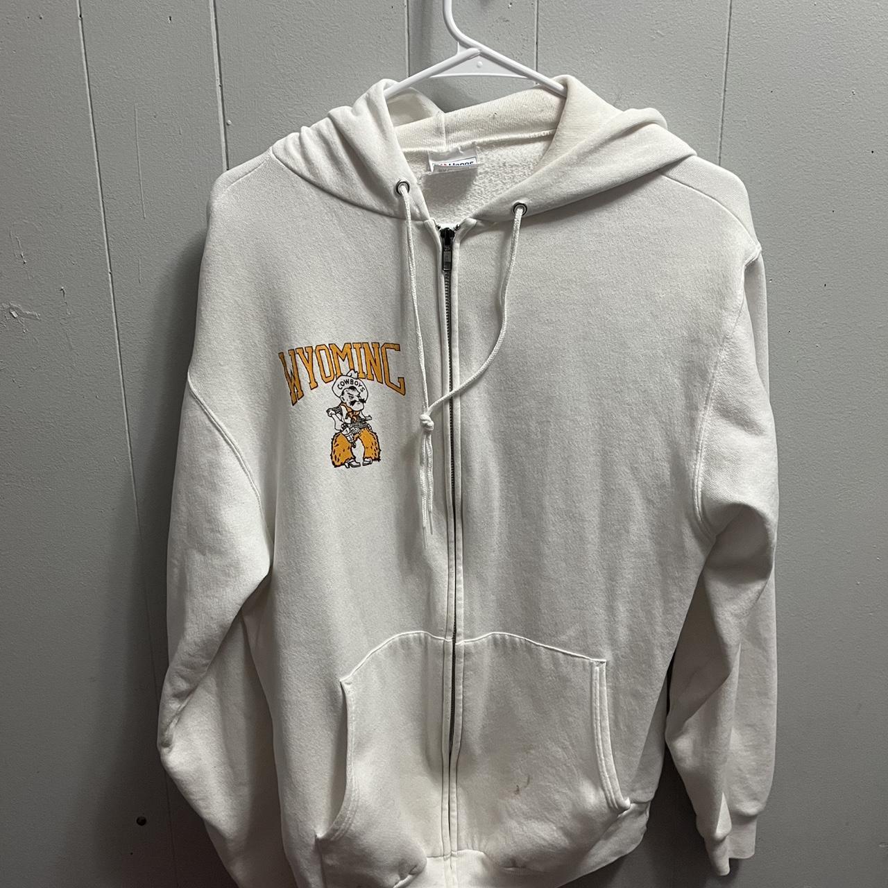 Hanes Men's Sweatshirt - White/Cream - L – Vintag… - image 1