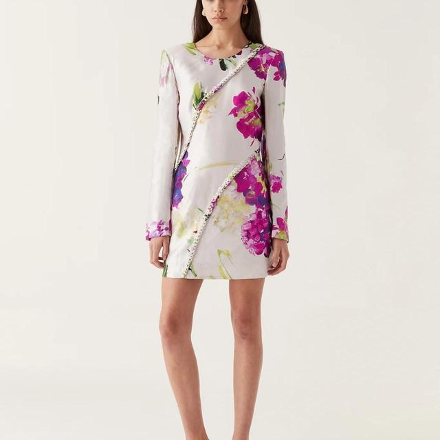 【AJE】咲き誇る♪ベルスリーブドレスGilda Bell Sleeve Midi Gilda Bell Sleeve Midi Dress | Wild Hydrangea | Aje – Aje ROW