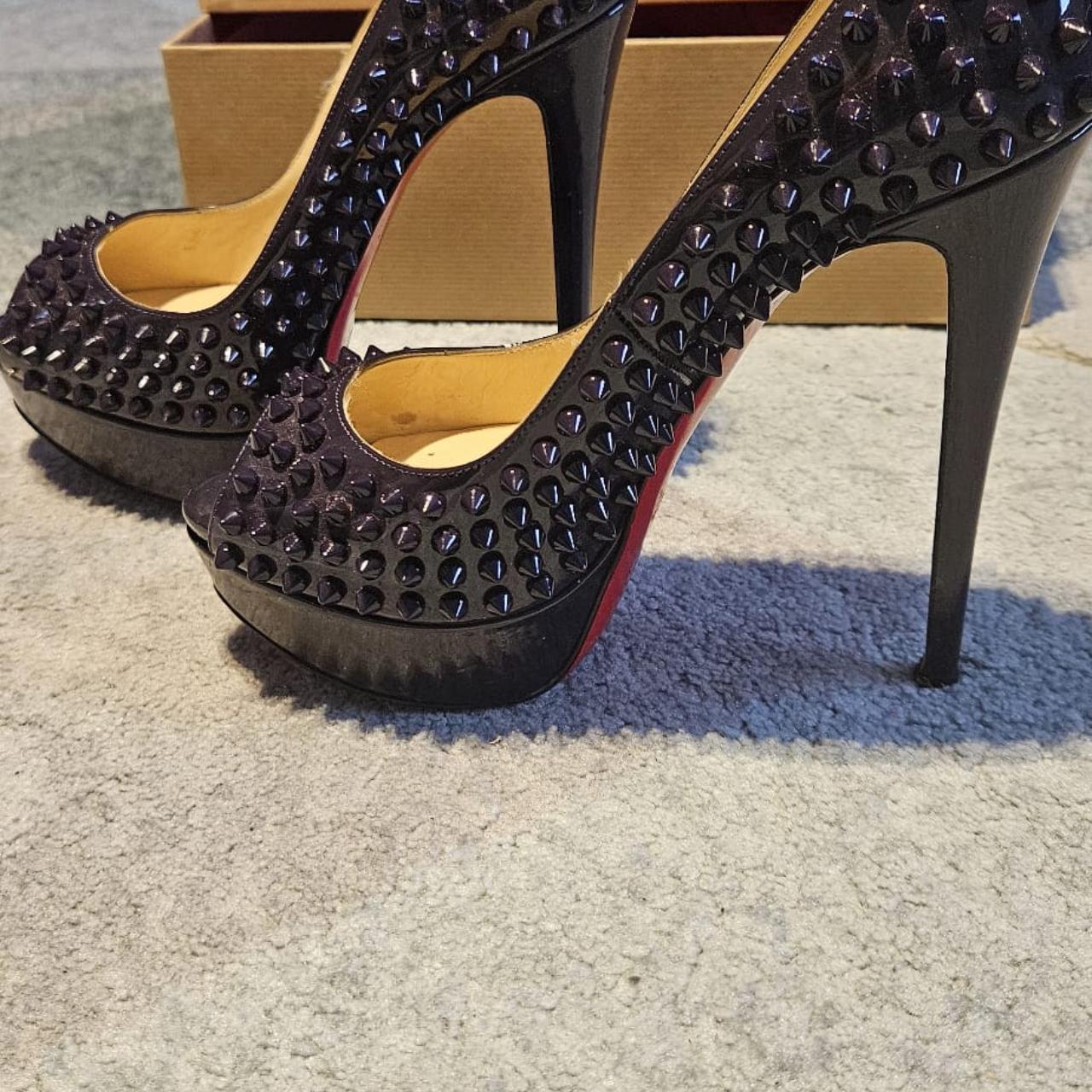 Louboutin lady peep spikes best sale