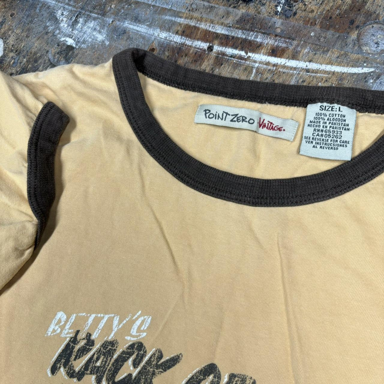 Vintage Y2K Rack of Ribs Raunchy Humor Tee - worn... - Depop