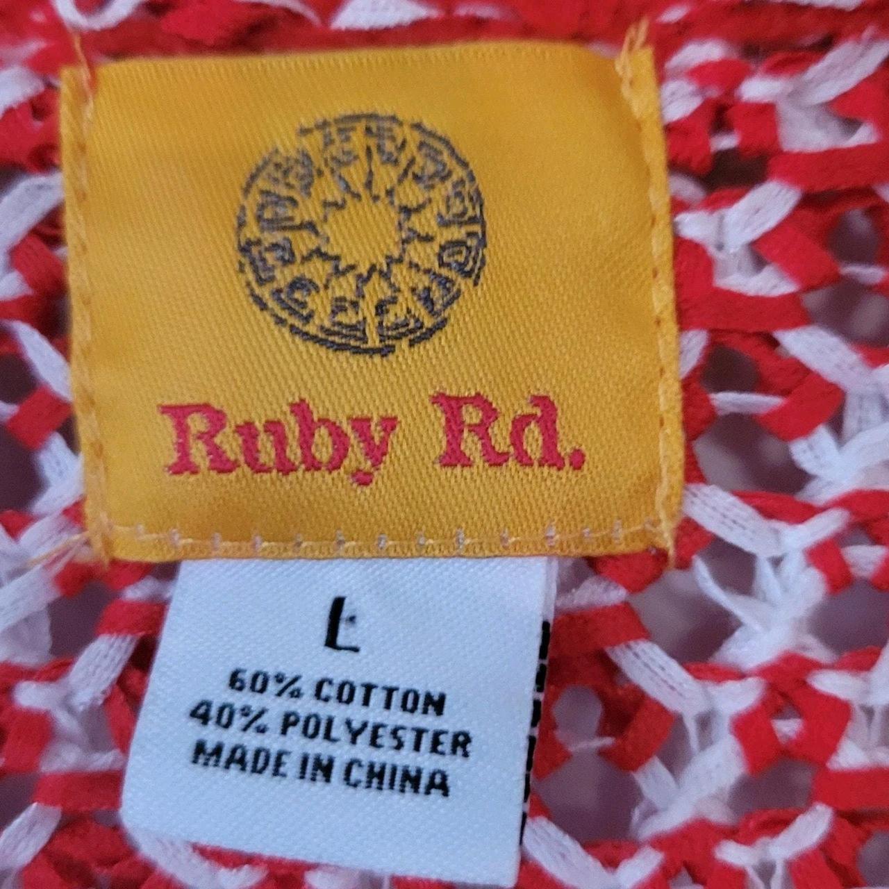 Ruby Rd. Women's Sweater - Red/White - L – Ruby R… - image 2