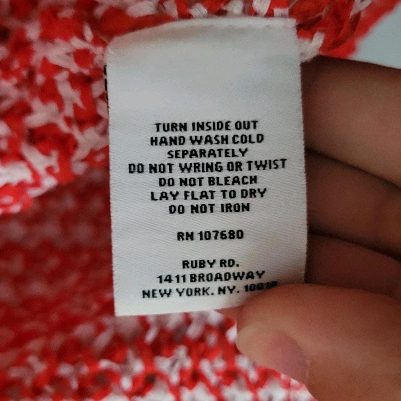 Ruby Rd. Women's Sweater - Red/White - L – Ruby R… - image 5