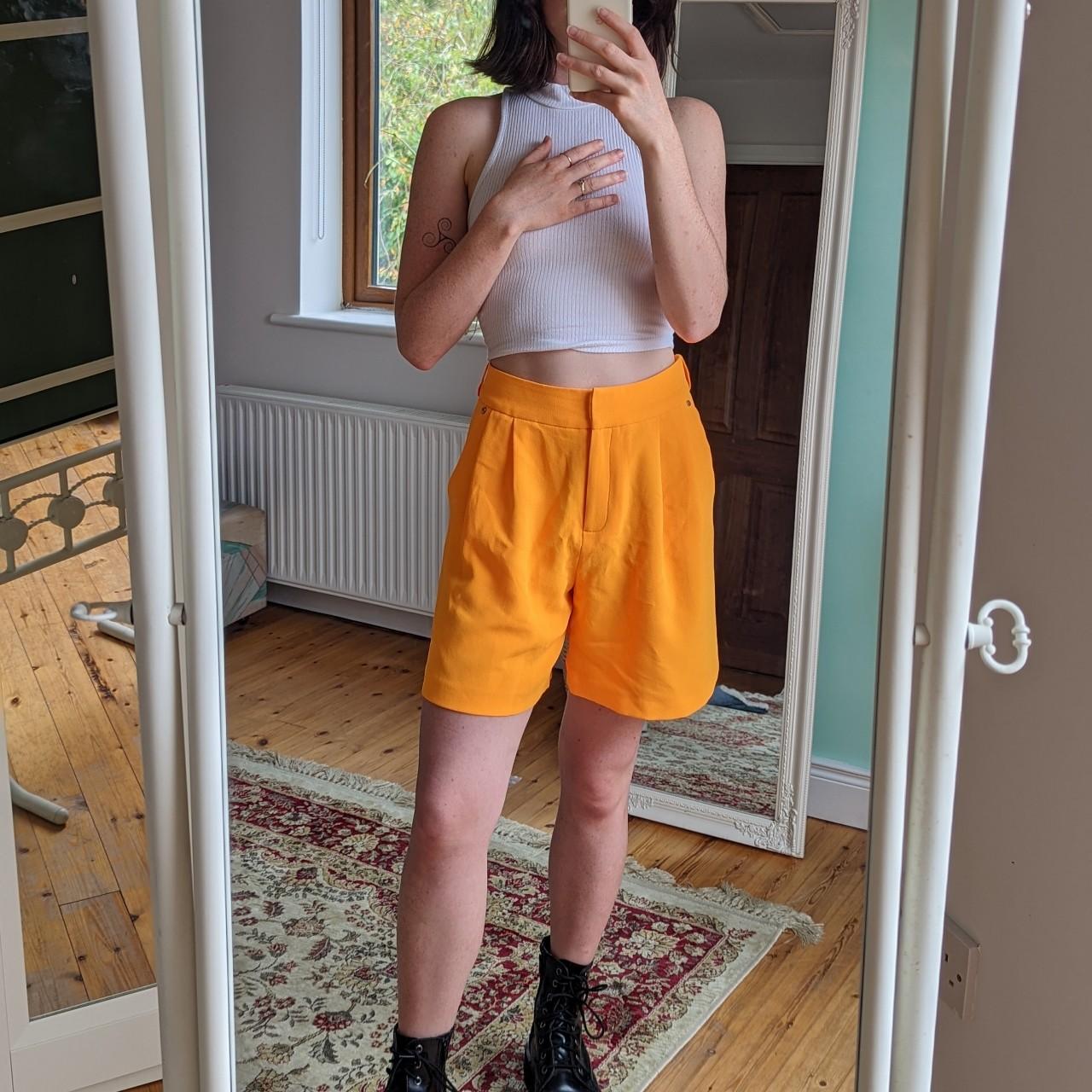 Cute orange shorts from River Island Super light. Depop