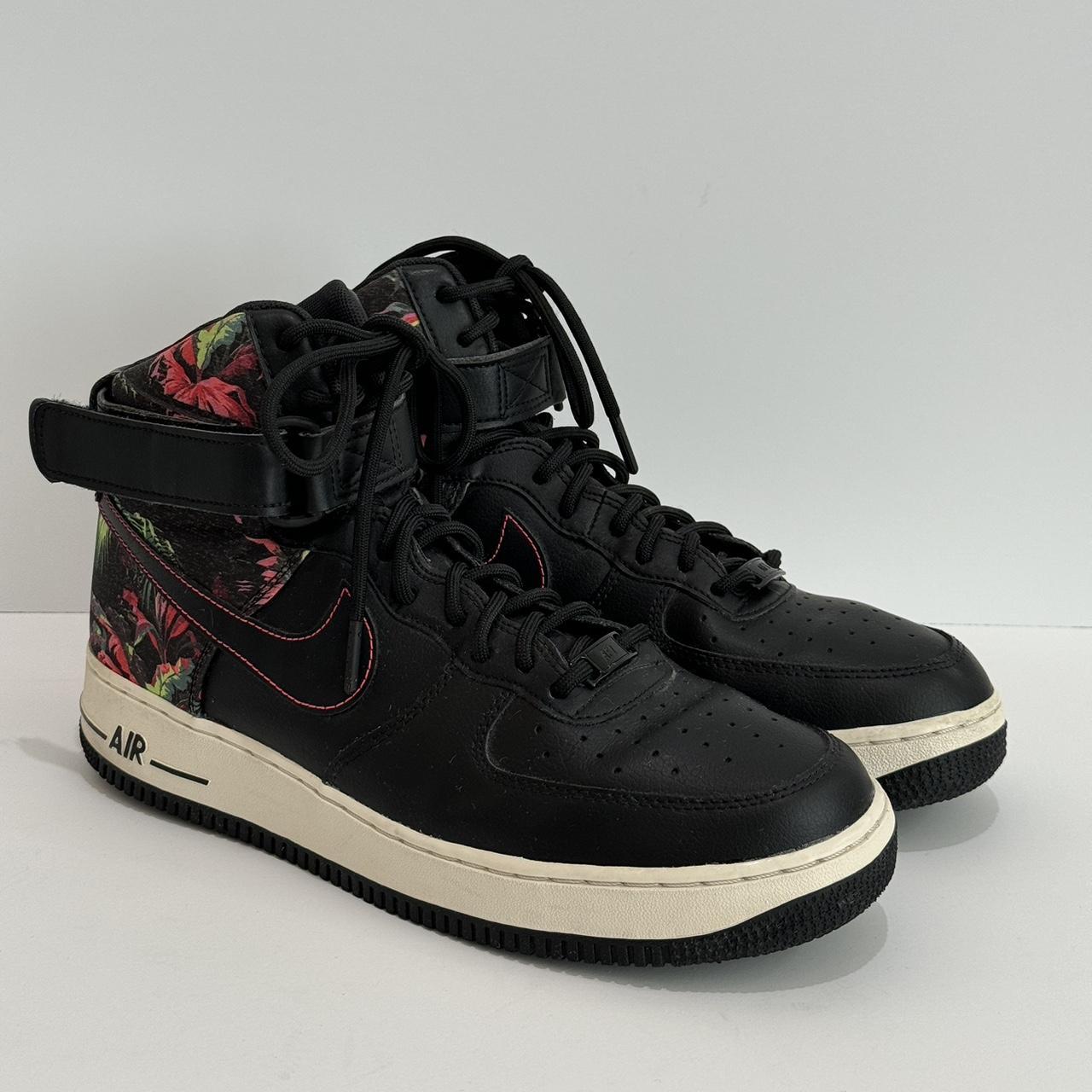 Nike air force 1 high black floral hotsell