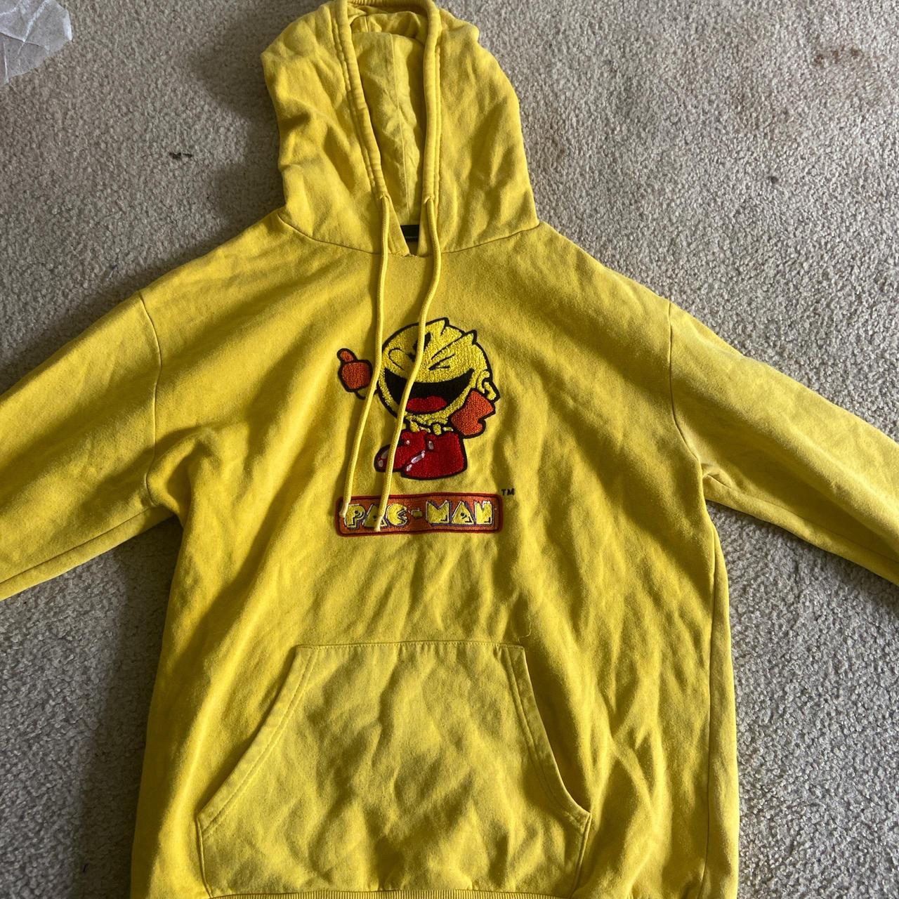 Pac man hoodie yellow hotsell