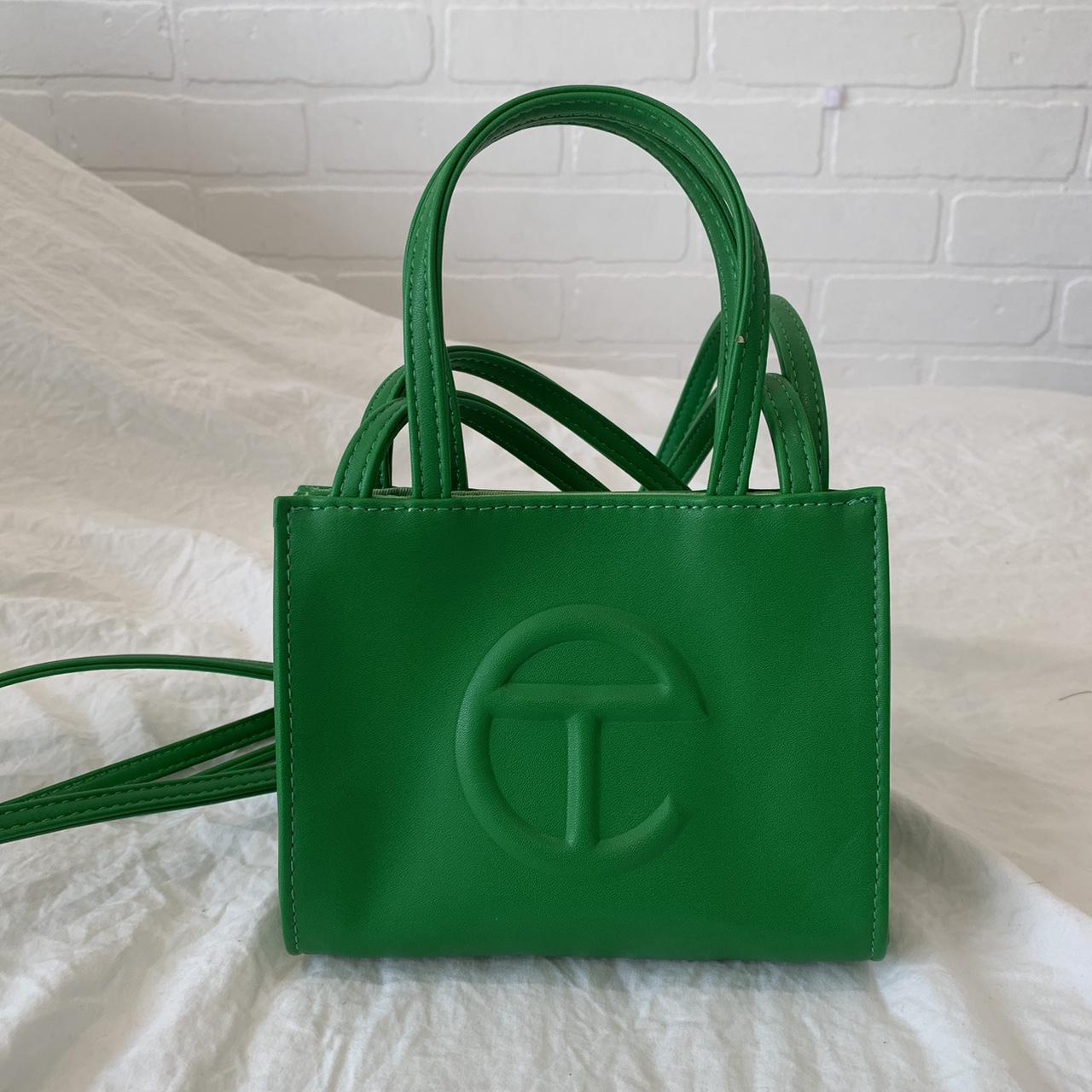 Green Telfar bag 💚. Depop