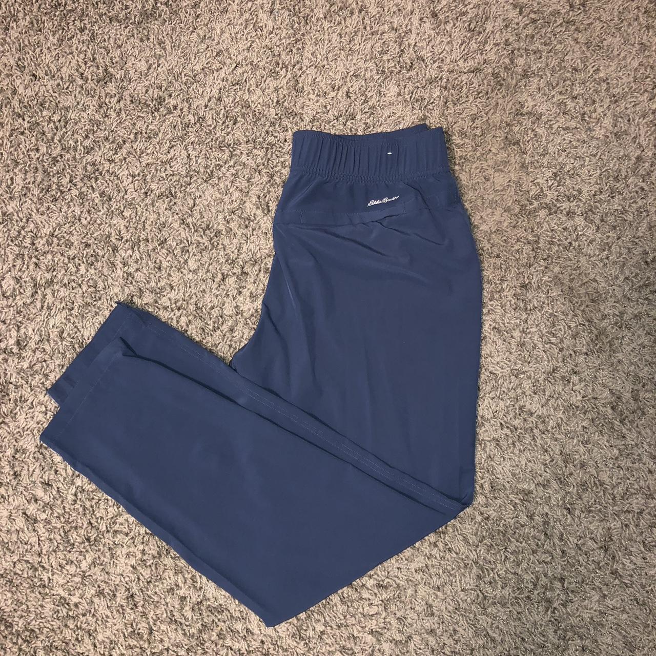 Eddie Bauer Blue Joggers Size Small, Fit Like... Depop