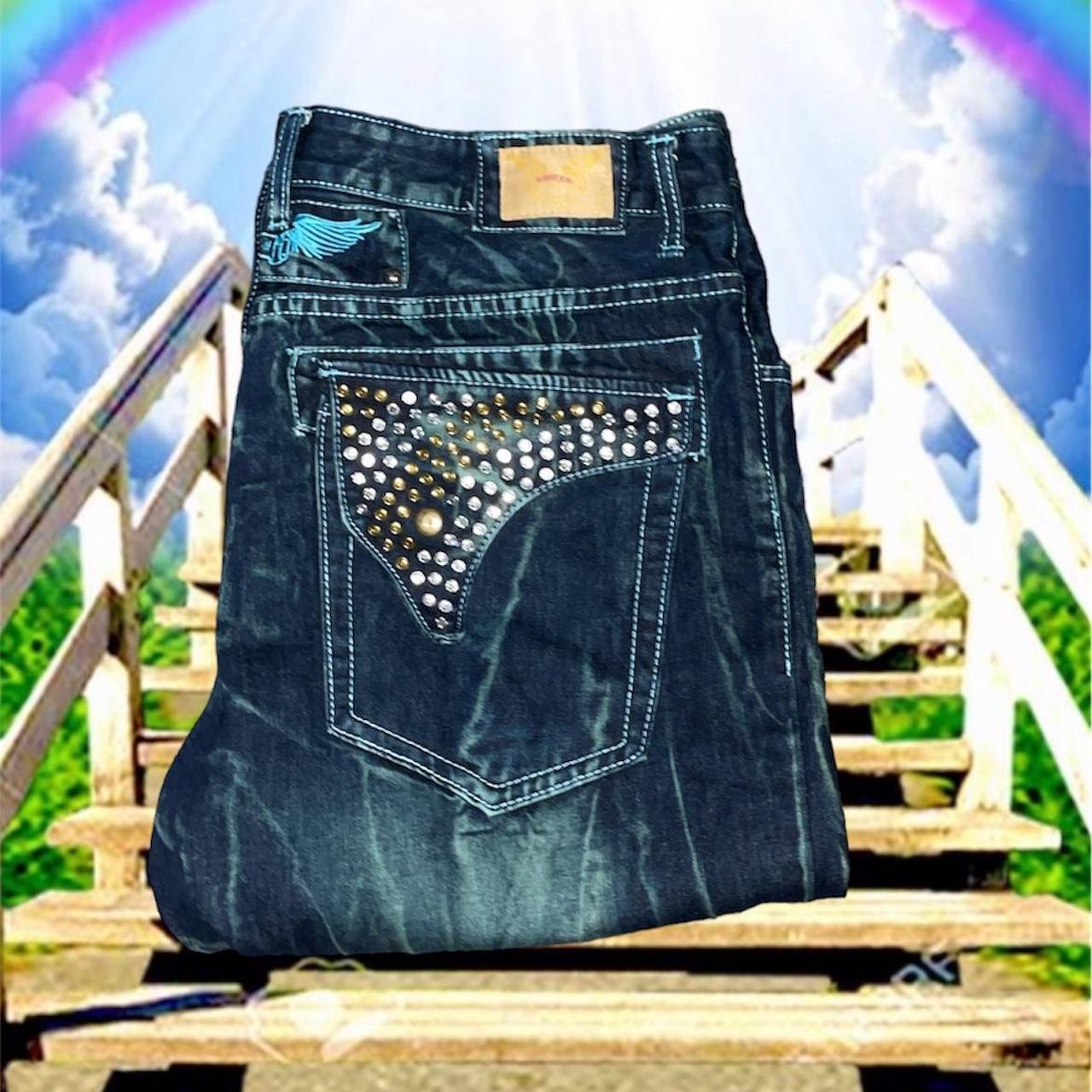 Robin Jeans | missing Jewels on left pocket , ive | Depop