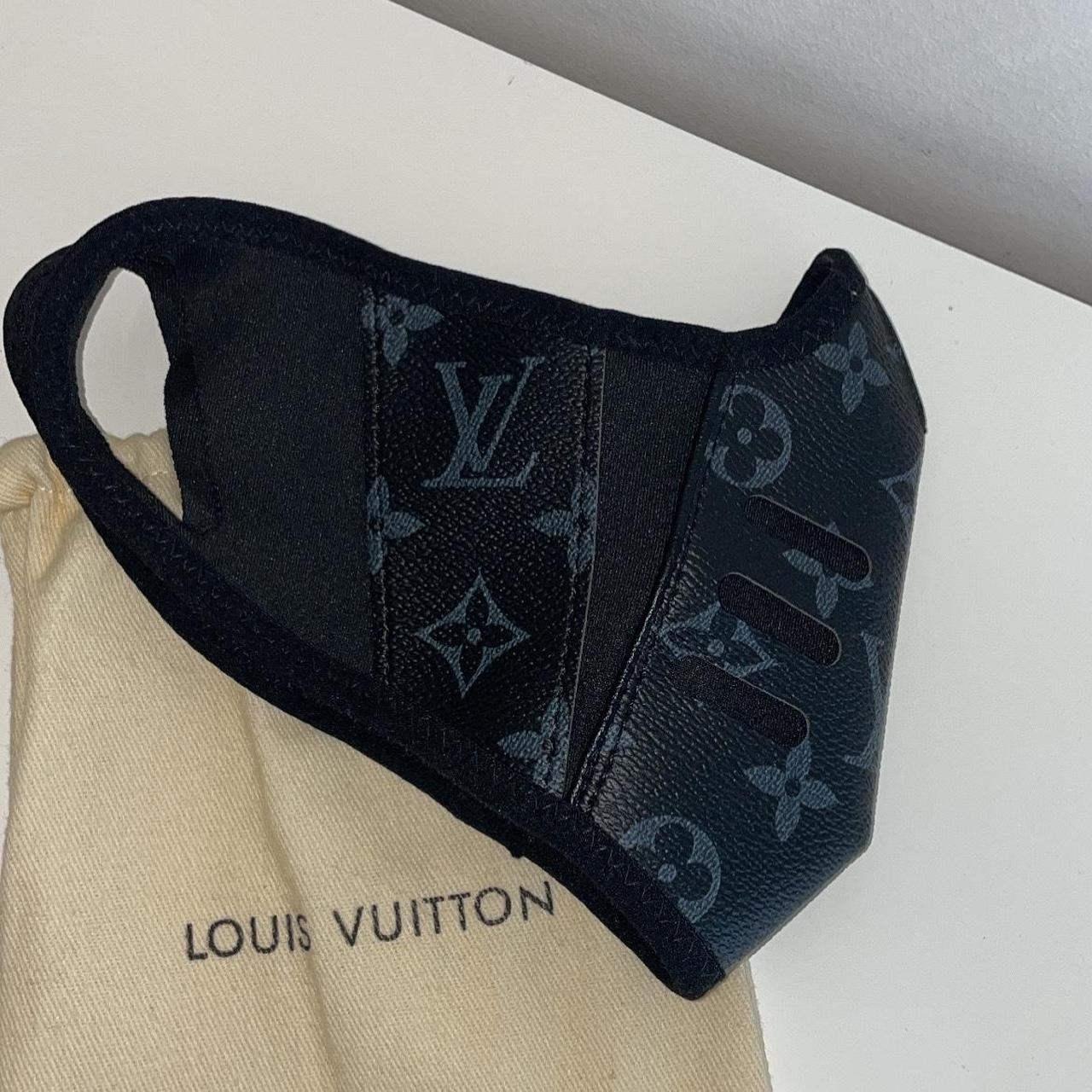 Louis Vuitton Black and Grey Face-masks | Depop