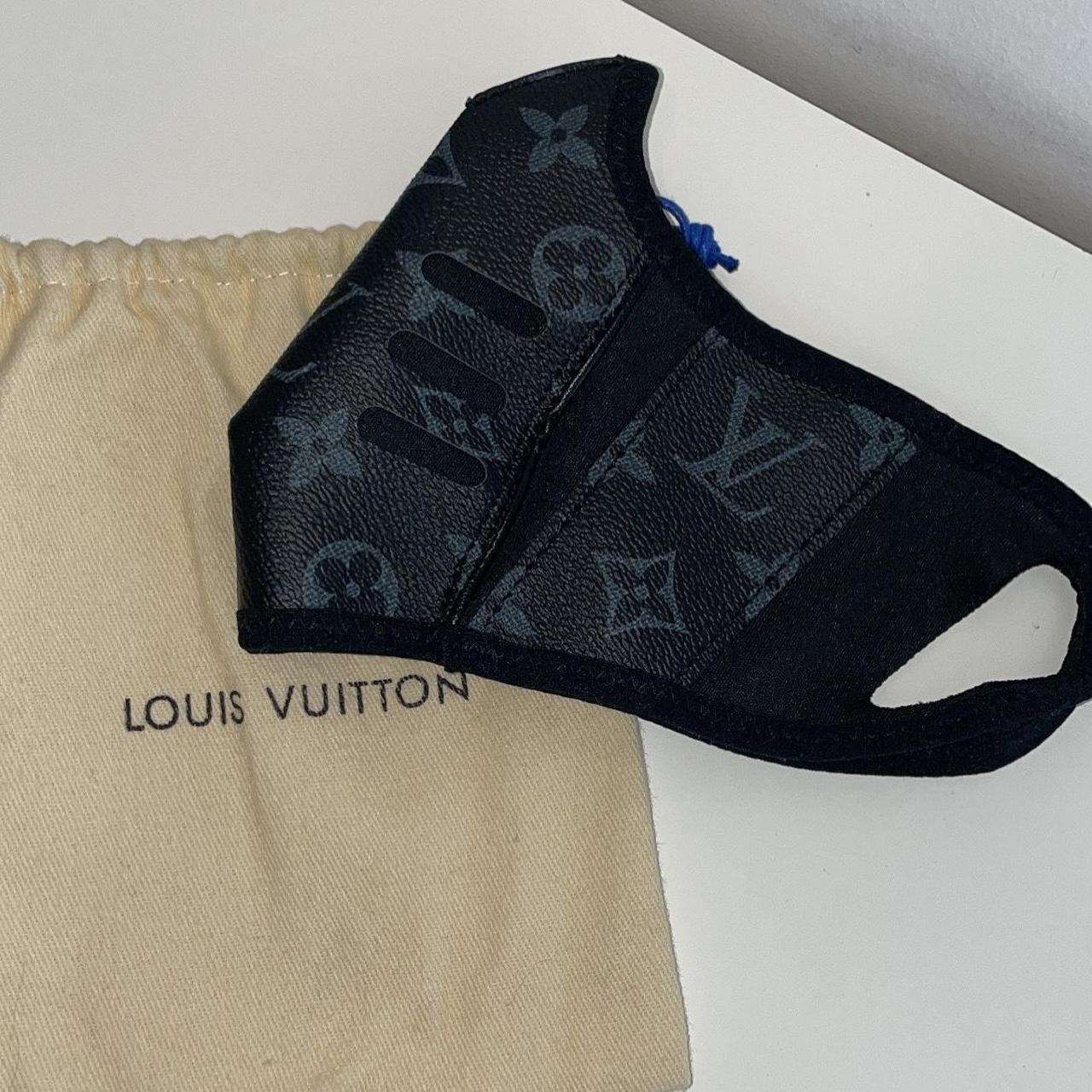 Louis Vuitton Black and Grey Face-masks | Depop