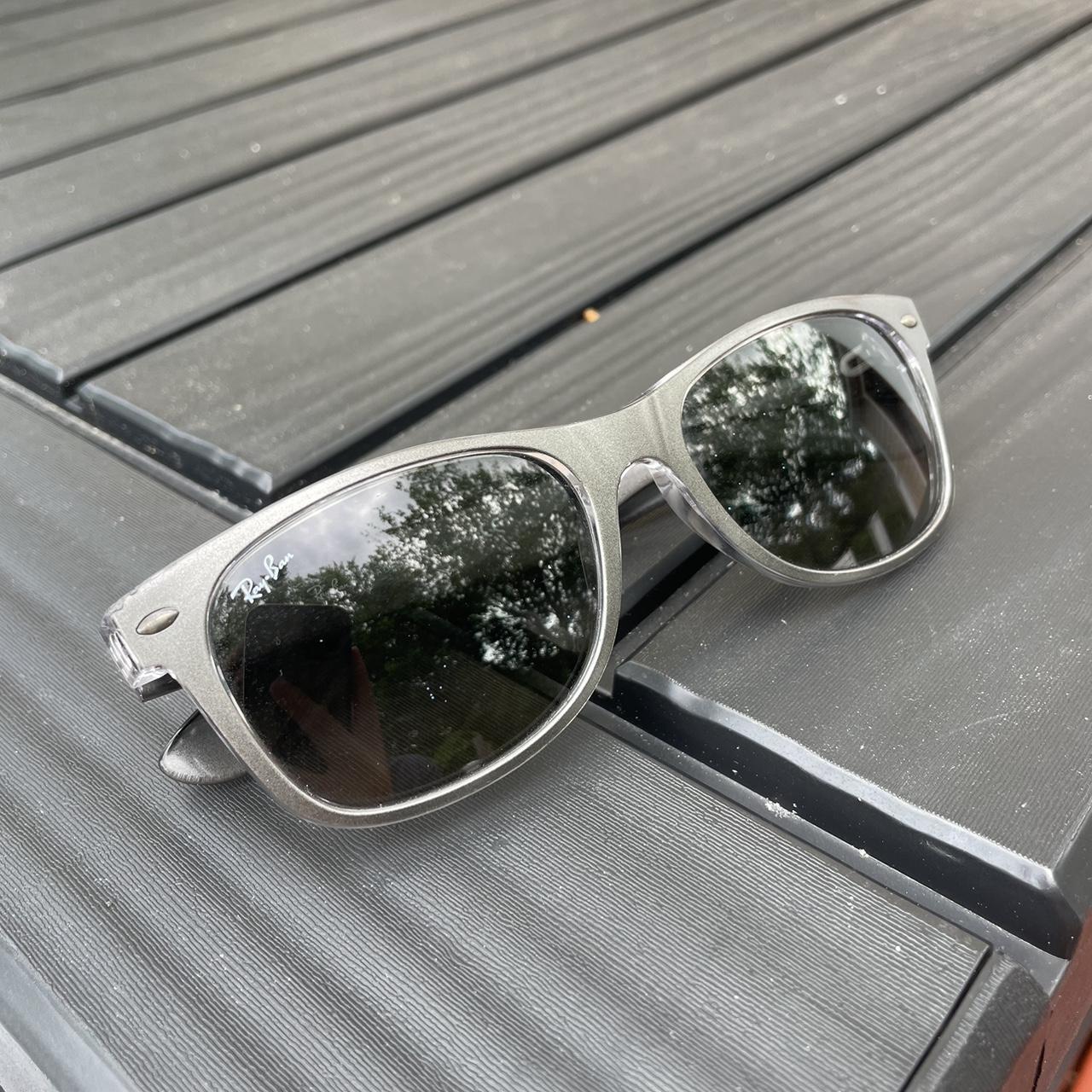 Men's Sunglasses - Silver/Grey – Used men's sunglasses- Ray Bans Brand Definitely …