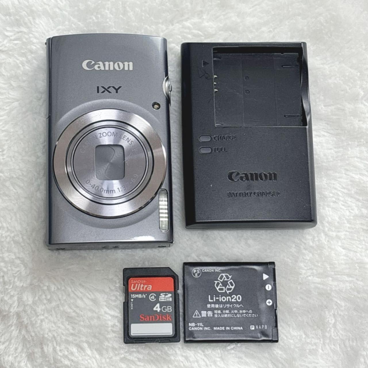 Canon IXY 150 PowerShot ELPH 160 20MP Silver Digital... - Depop