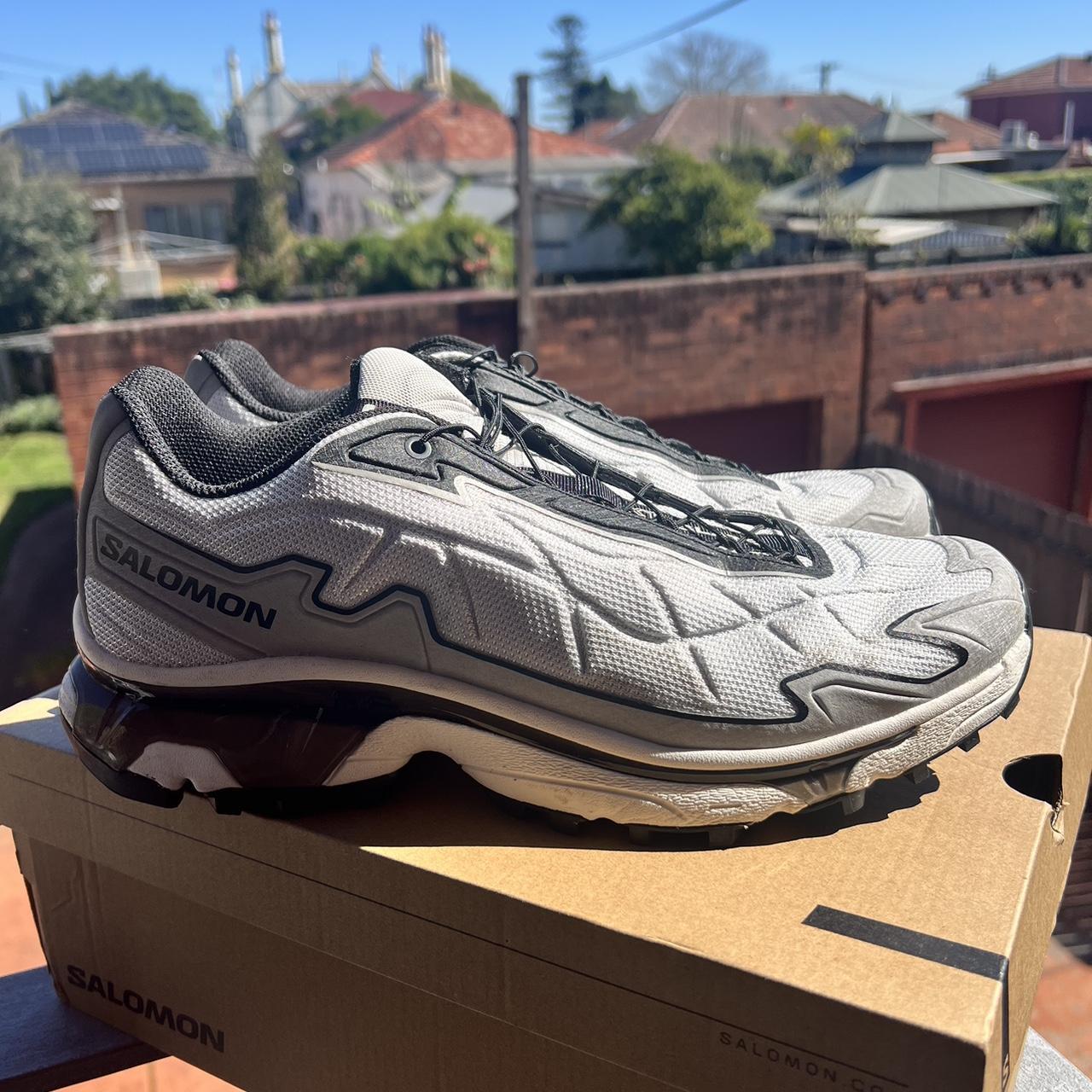 Salomon XT-Slate Glacier Grey/Black sneakers - super | Depop