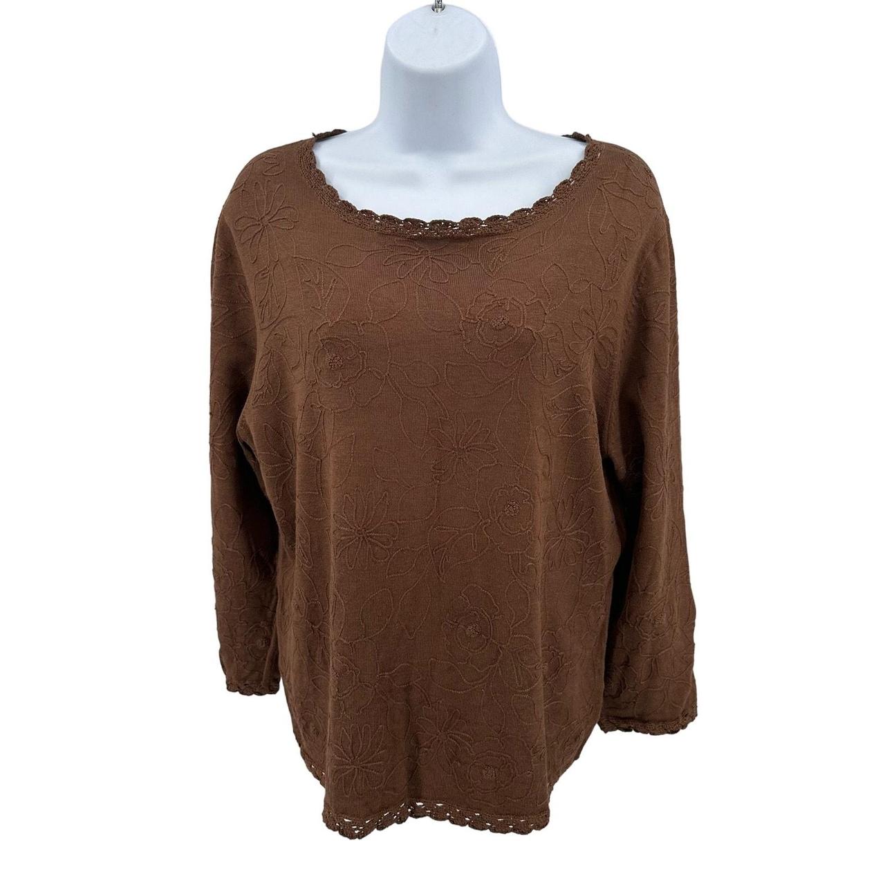 Pendleton Women's Blouse - Brown - L – Pendleton … - image 1