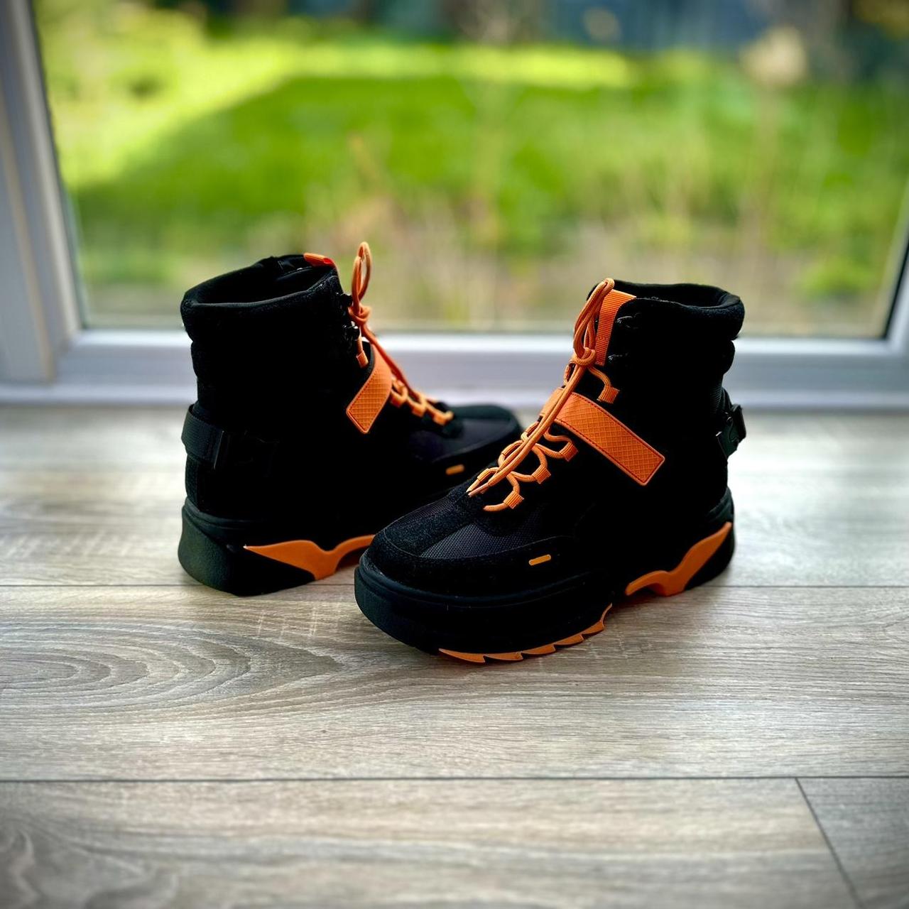 Asos Design Chunky Lace Up Boot Asos Design Athens Boots Black