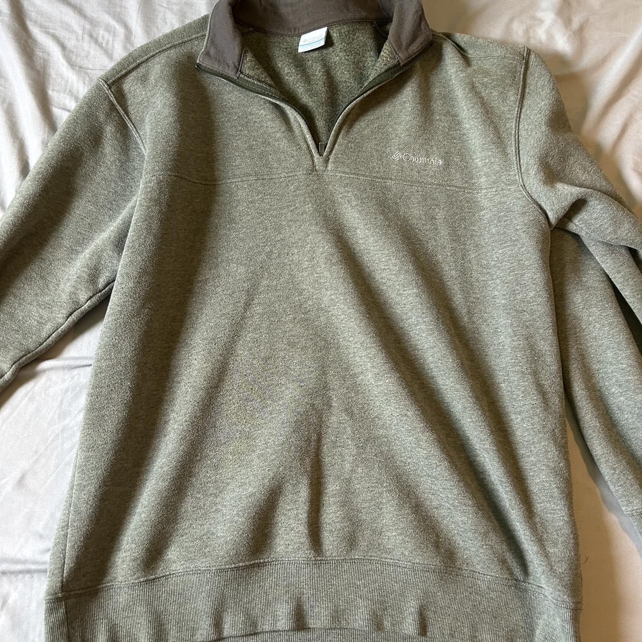 Columbia shops Sportswear Green Zip Up Sweatshirt Size M