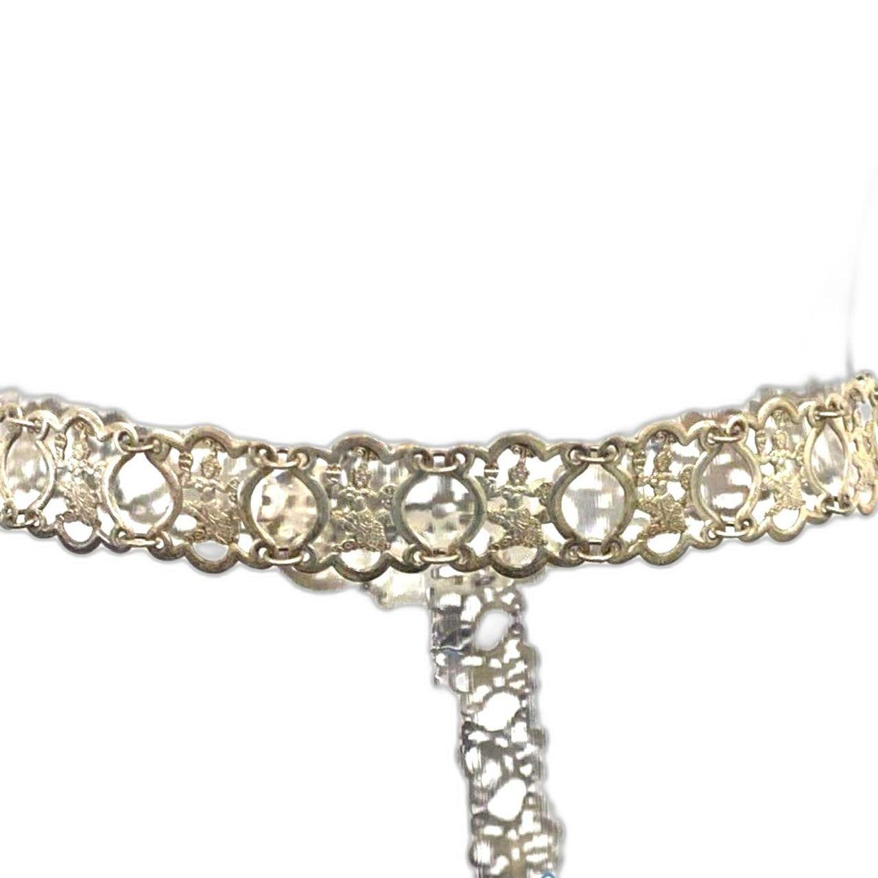 Source Unknown Women's Belt - Silver – Vintage fi… - image 2