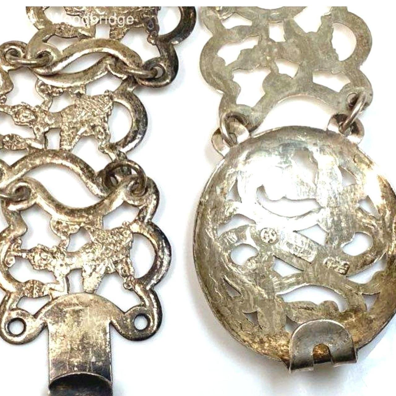 Source Unknown Women's Belt - Silver – Vintage fi… - image 3