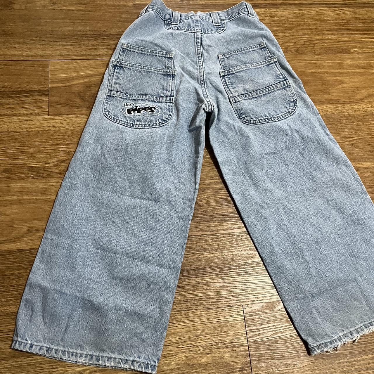 Women’s lee pipes jeans Size Medium - Depop