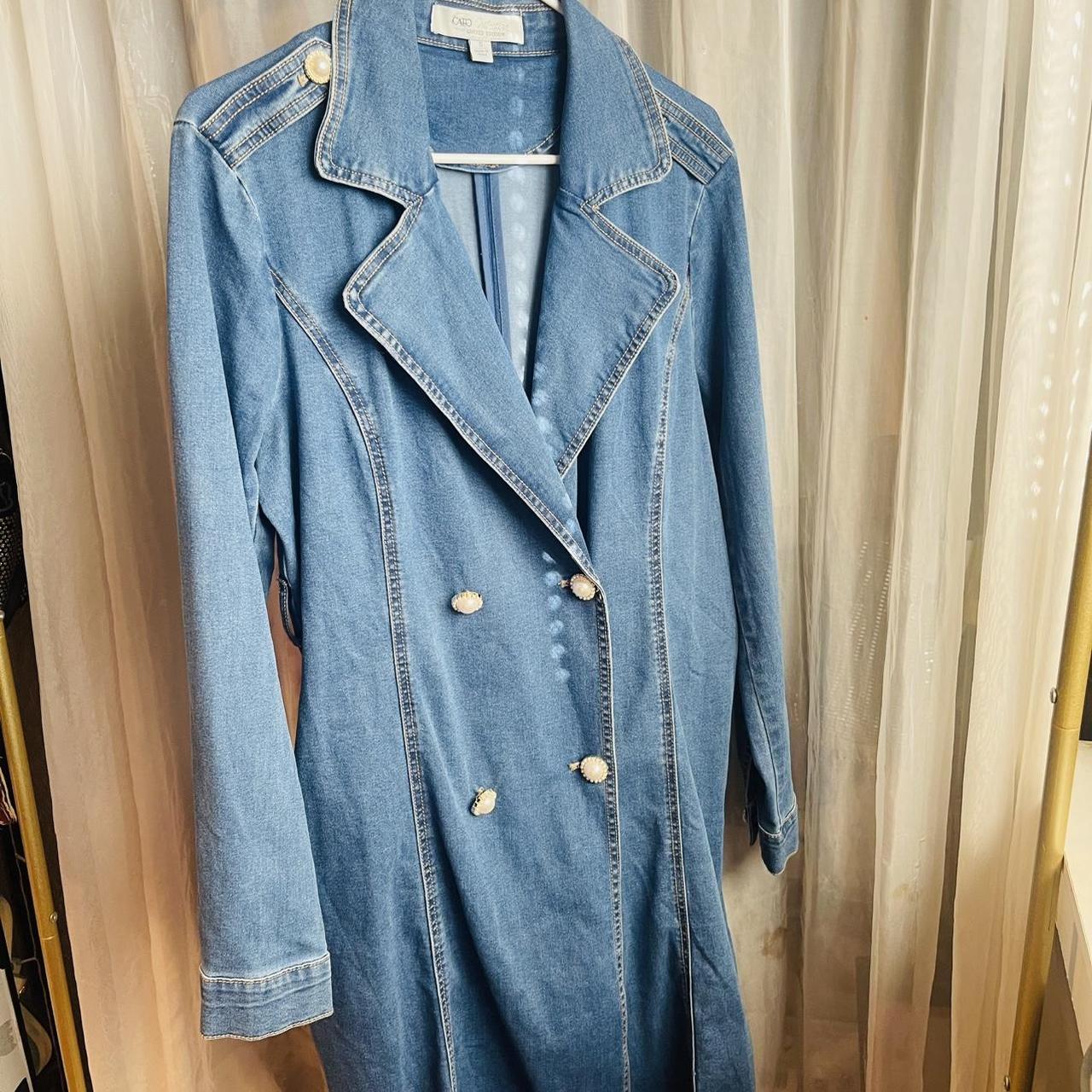 Cato Women's Trench - Blue/Navy - S – Cato Blue d… - image 3