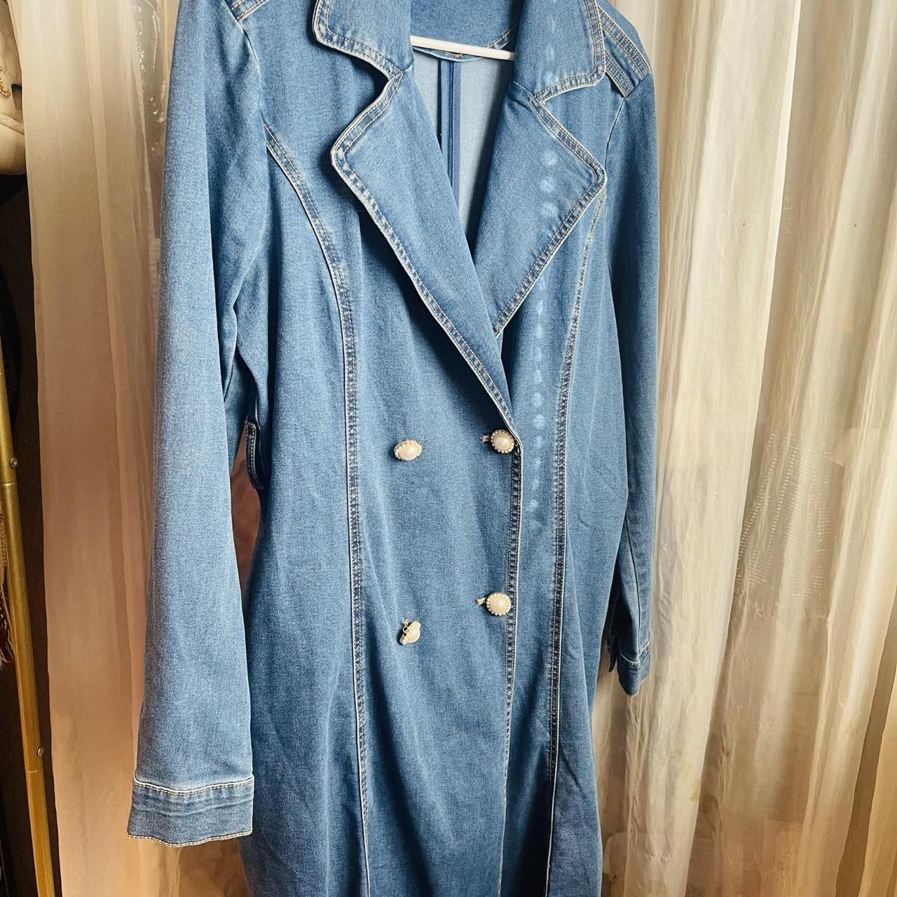 Cato Women's Trench - Blue/Navy - S – Cato Blue d… - image 2