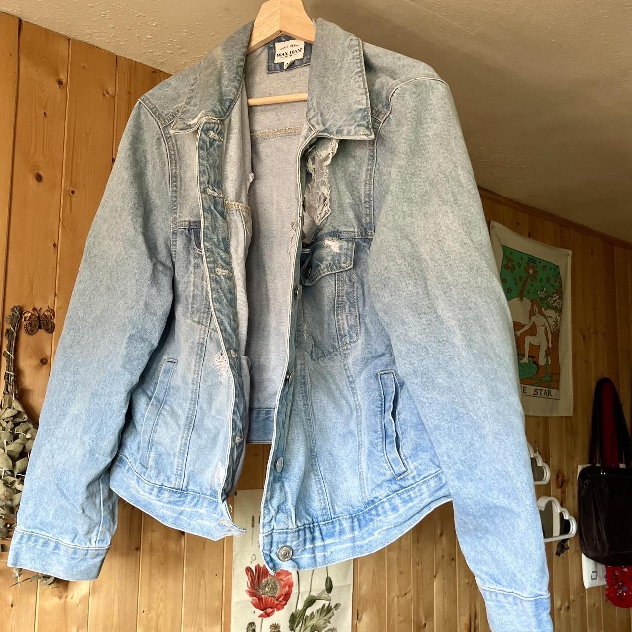 Wax Jean denim jacket ★彡 Super cute and stylish but... Depop