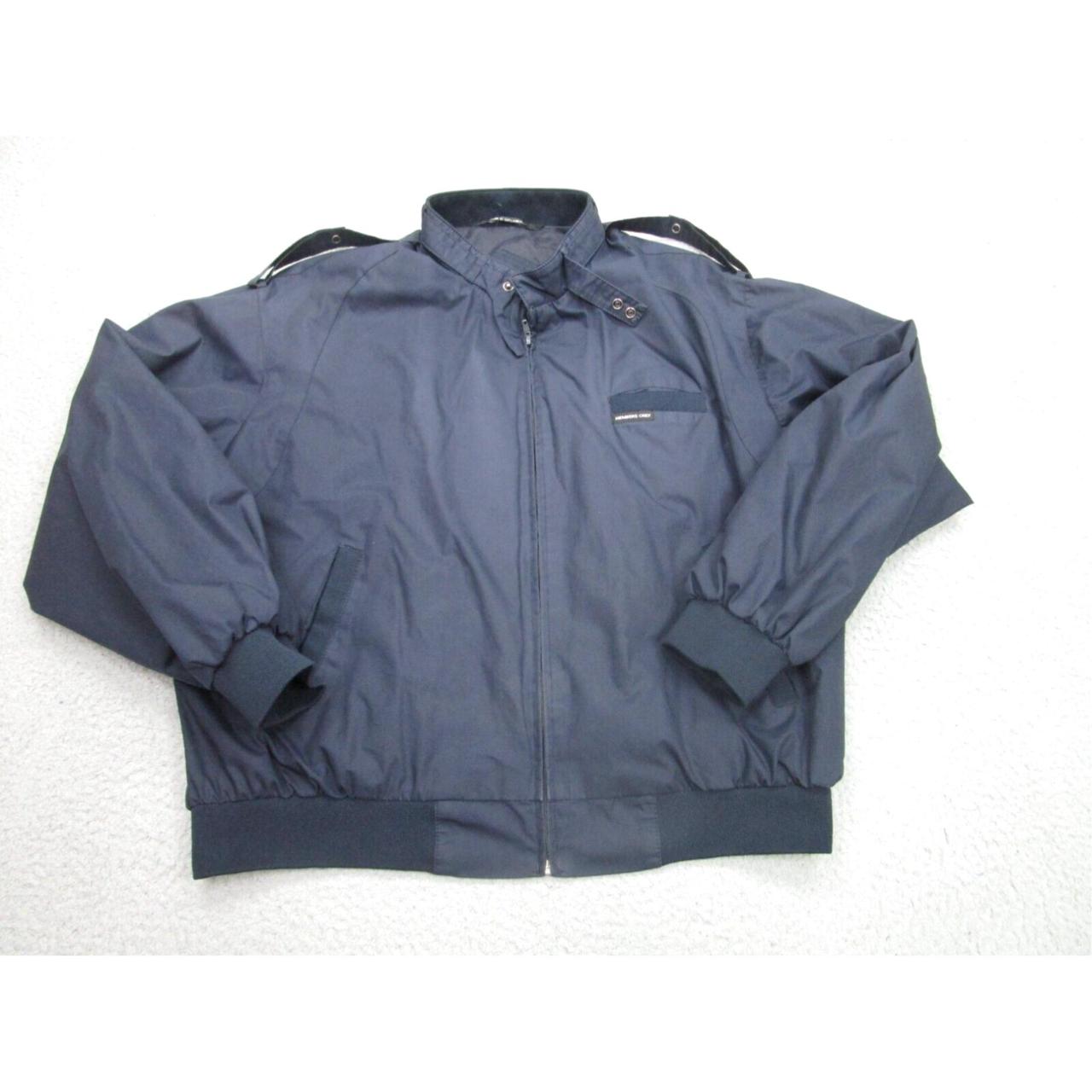 VINTAGE Members Only Jacket mens Large Blue Navy. Depop