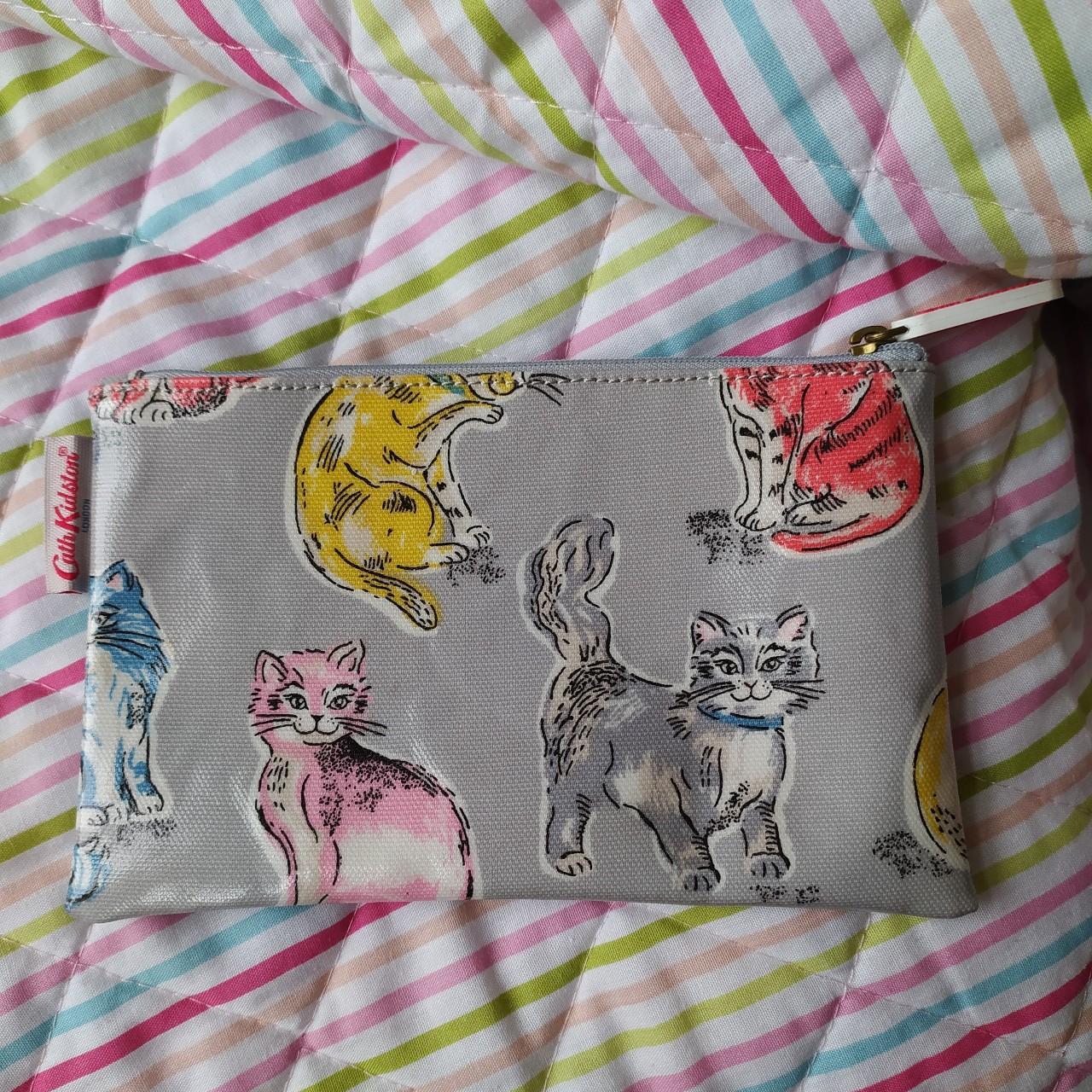 Cath Kidston Cat Zip Pouch/makeup Bag. Very cute... Depop