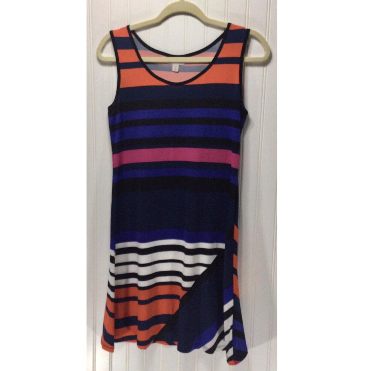 DRESS BARN Womens Size SP Petite Colorful Striped. Depop