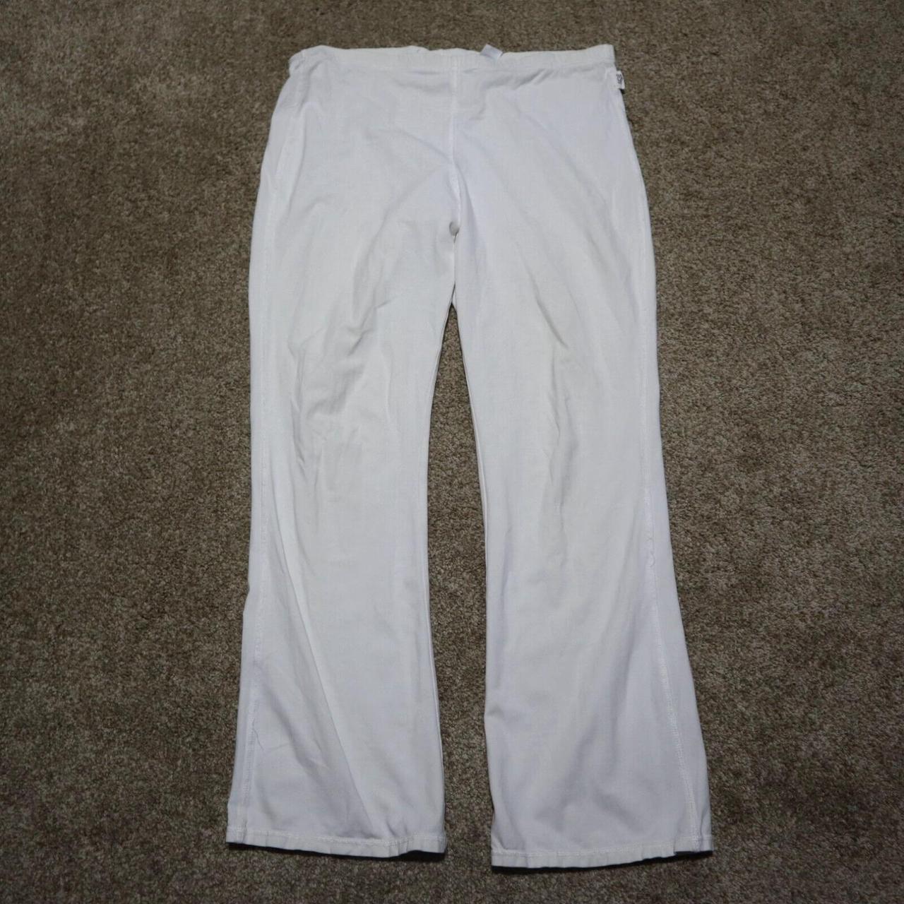 LIZ CLAIBORNE WHITE STRETCH PANTS SPA WOMEN S SIZE S. Depop