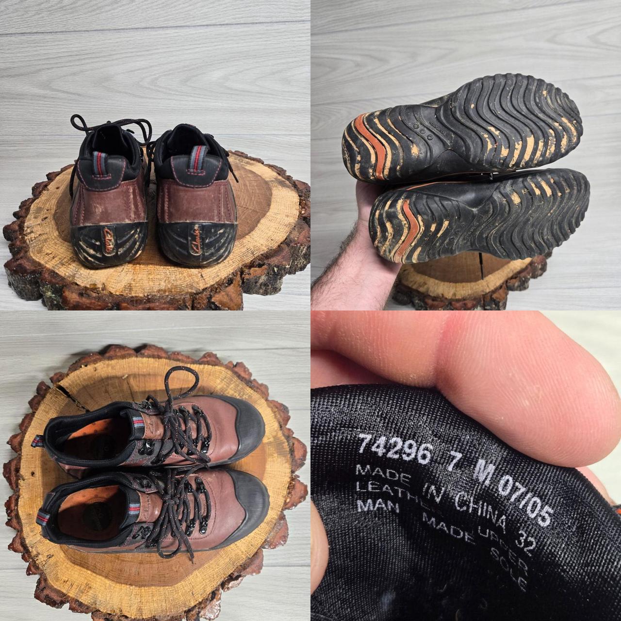 CLARKS MUCKERS LACE UP WATERPROOF LEATHER RUBBER. Depop