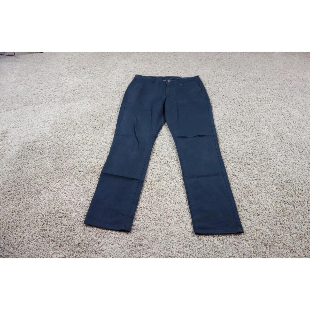 BONOBOS PANTS MENS 31X30 BLACK CHINO TAILORED LEG... - Depop