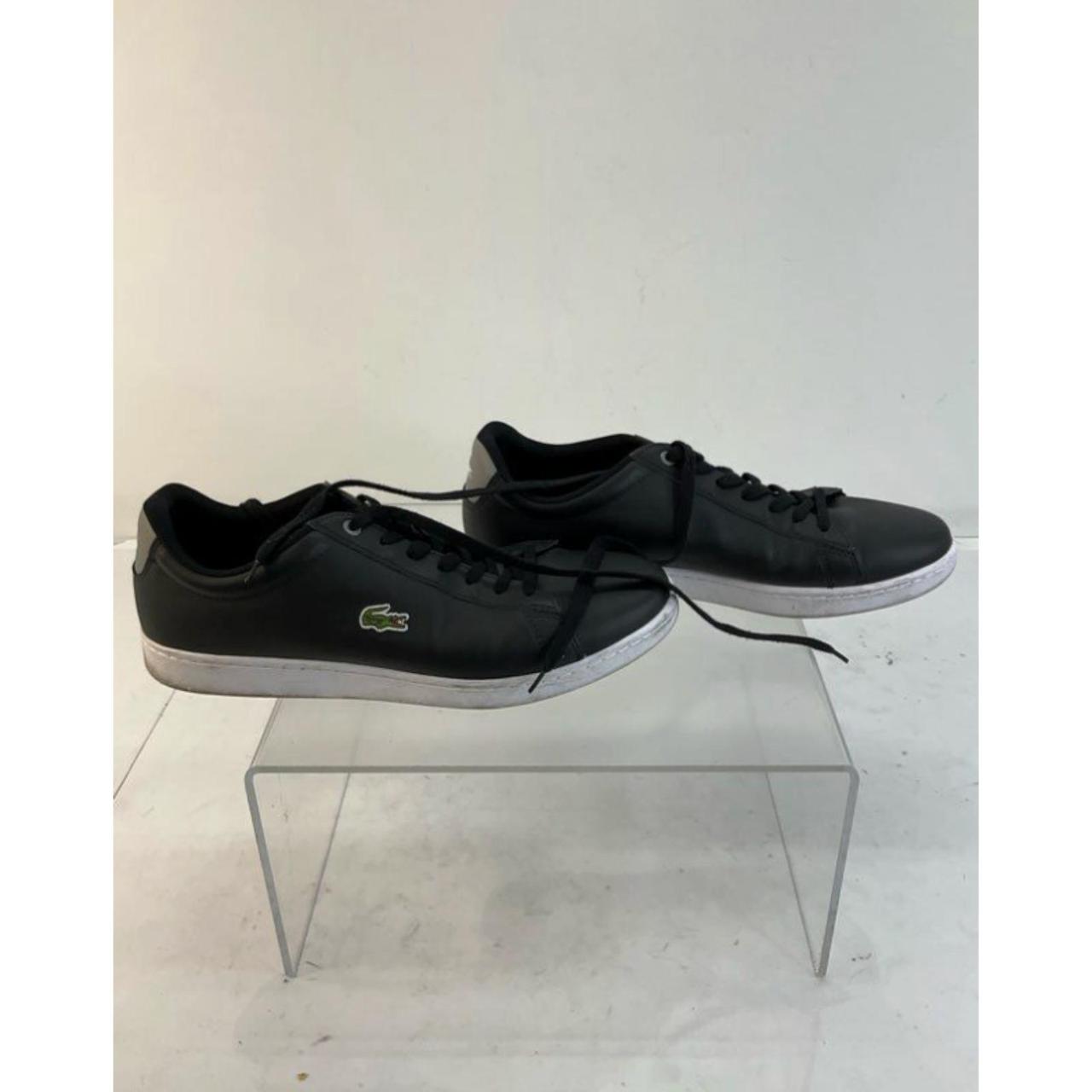 LACOSTE HYDEZ 118 1 P SPM BLACK GRAY LEATHER