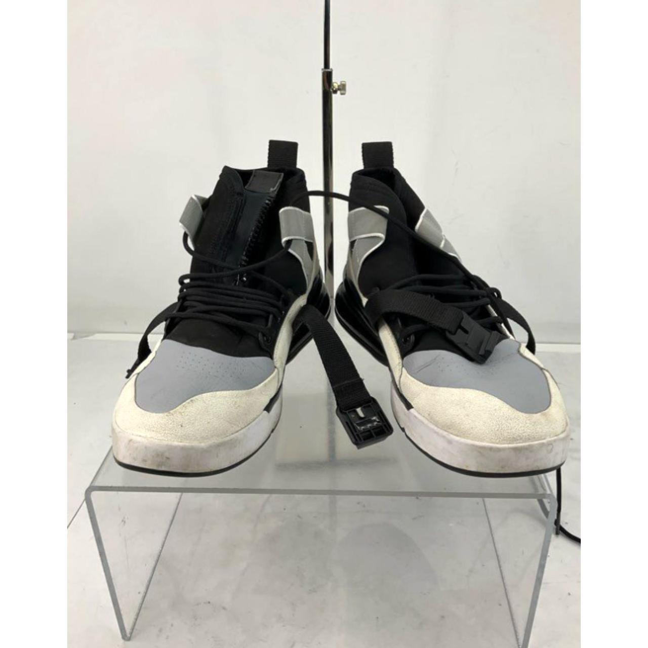 NIKE AIR FORCE 270 UTILITY BLACK SAIL WHITE GRAY. Depop