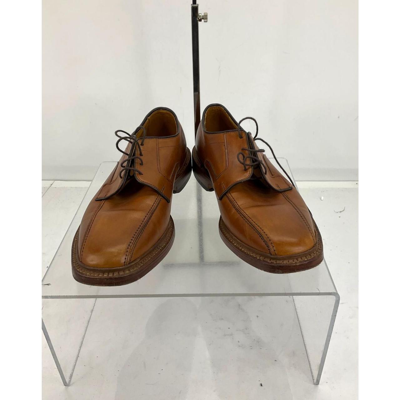 ALLEN EDMONDS HILLCREST SADDLE BROWN LEATHER LACE UP. Depop