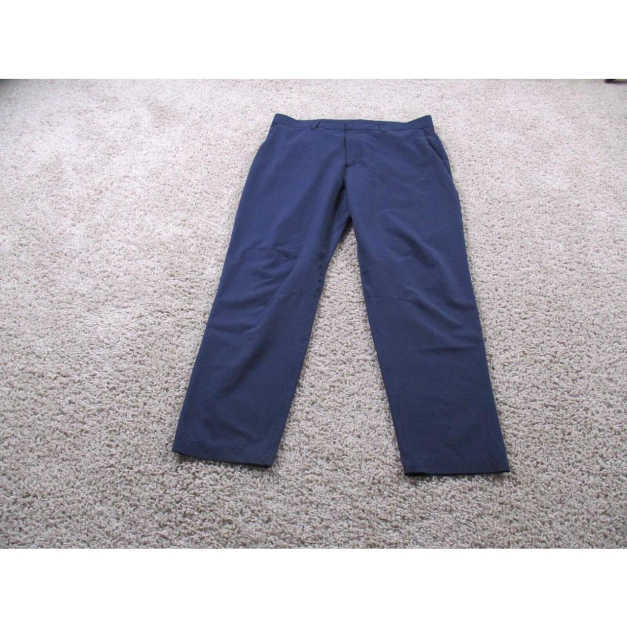 FABLETICS PANTS MENS LARGE BLUE CHINO THE ONLY PANT. Depop