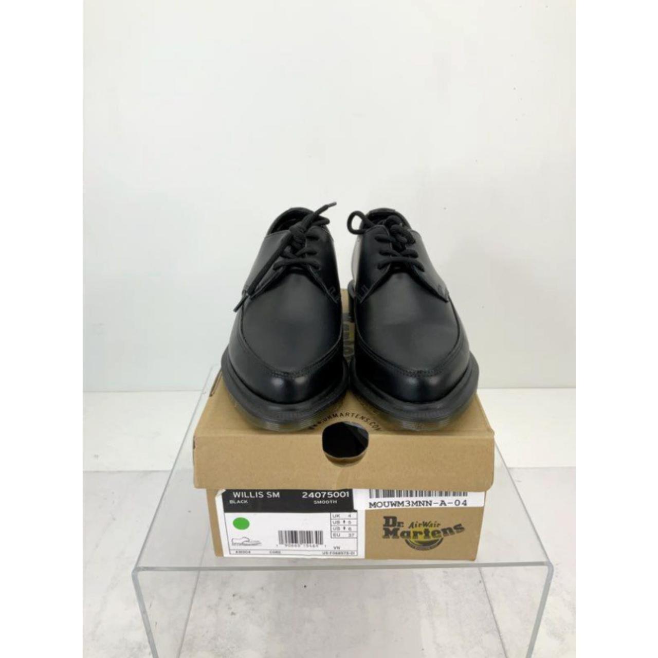 DR. MARTENS WILLIS BLACK SMOOTH LEATHER OXFORD. Depop