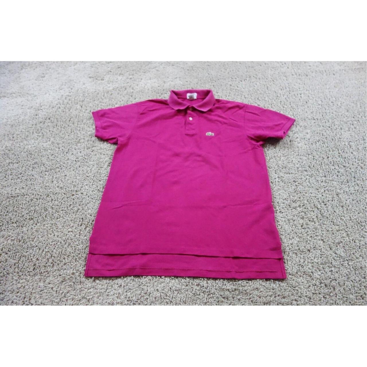 VINTAGE LACOSTE IZOD POLO SHIRT MENS LARGE PINK