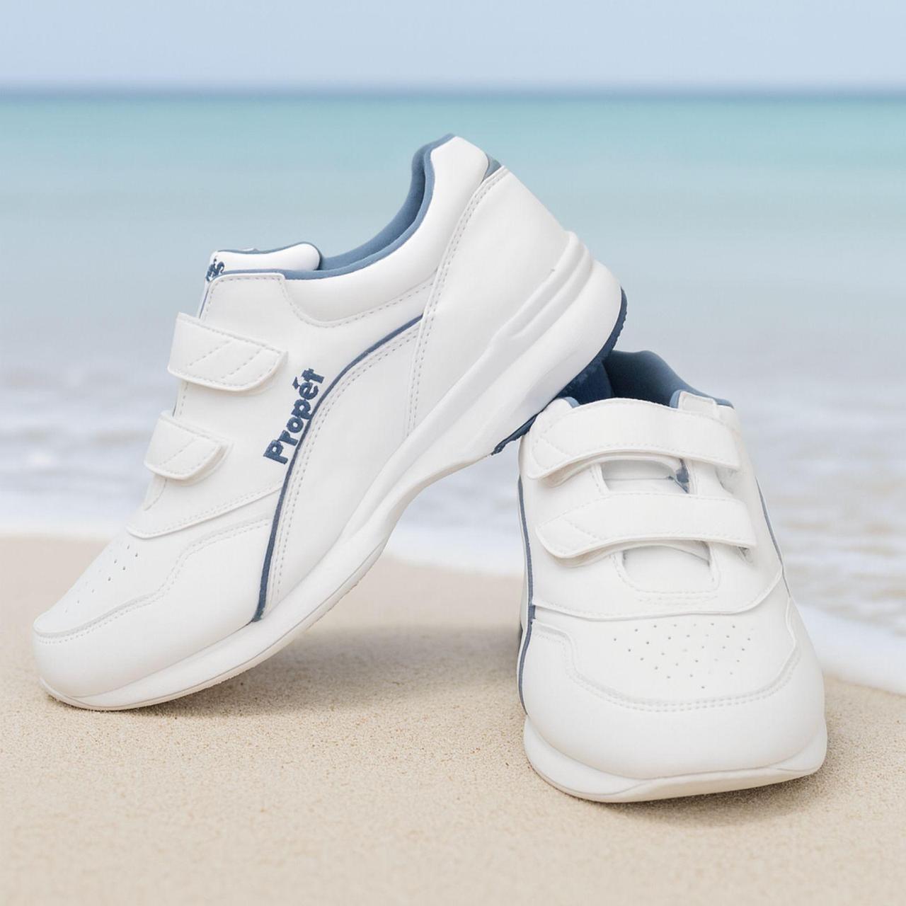 Source Unknown Men's Sneakers - White/Blue - US 9… - image 1