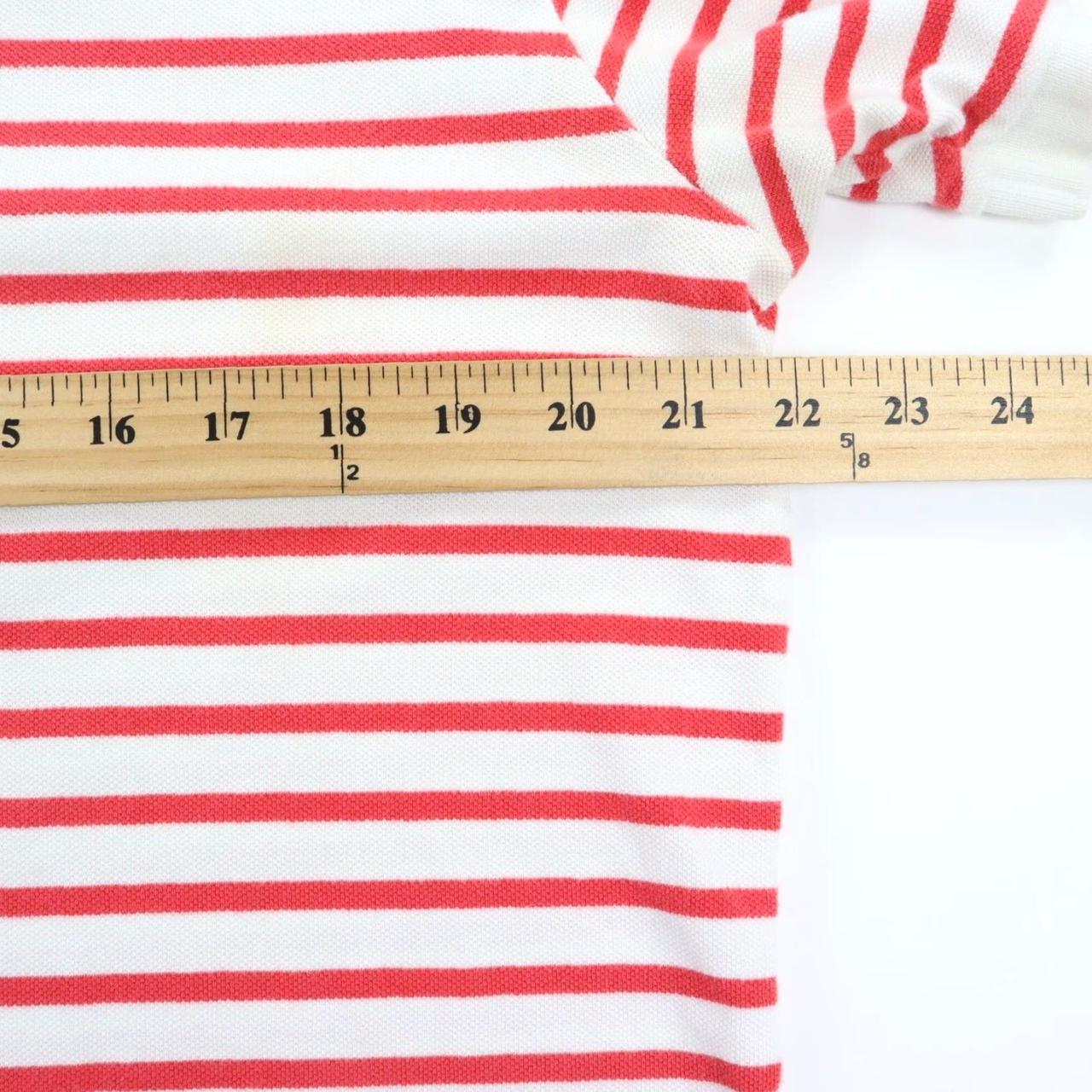 Vintage Men's Polo shirt - Pink/White - L – VINTA… - image 5